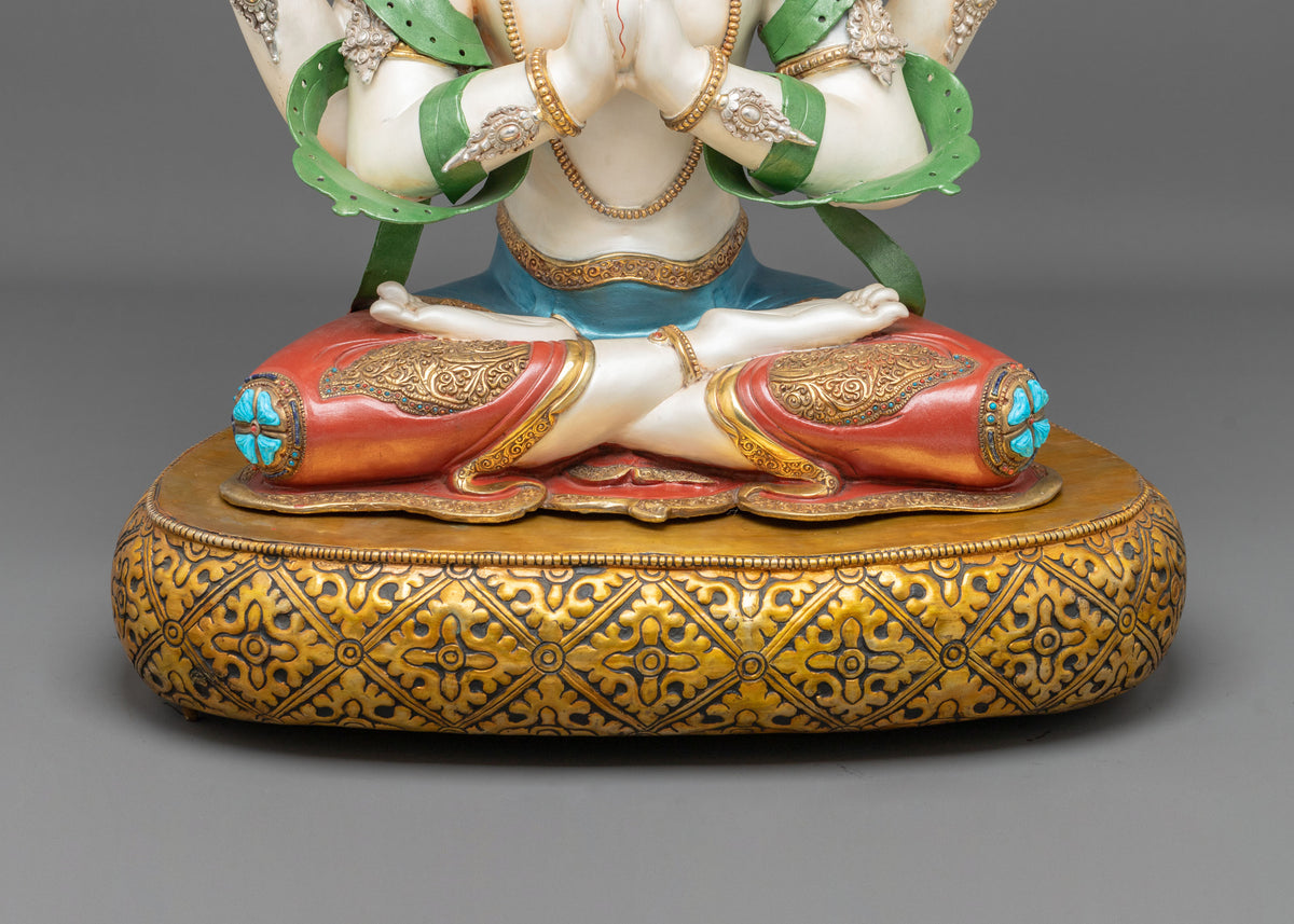 Divine Figurine of Chenrezig | Symbol of Compassion