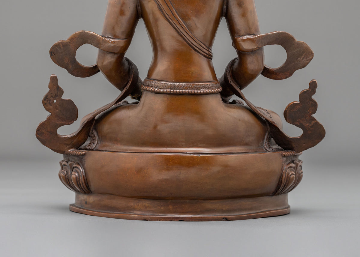 Handmade Amitayus Oxidized Sculpture | Made in Nepal