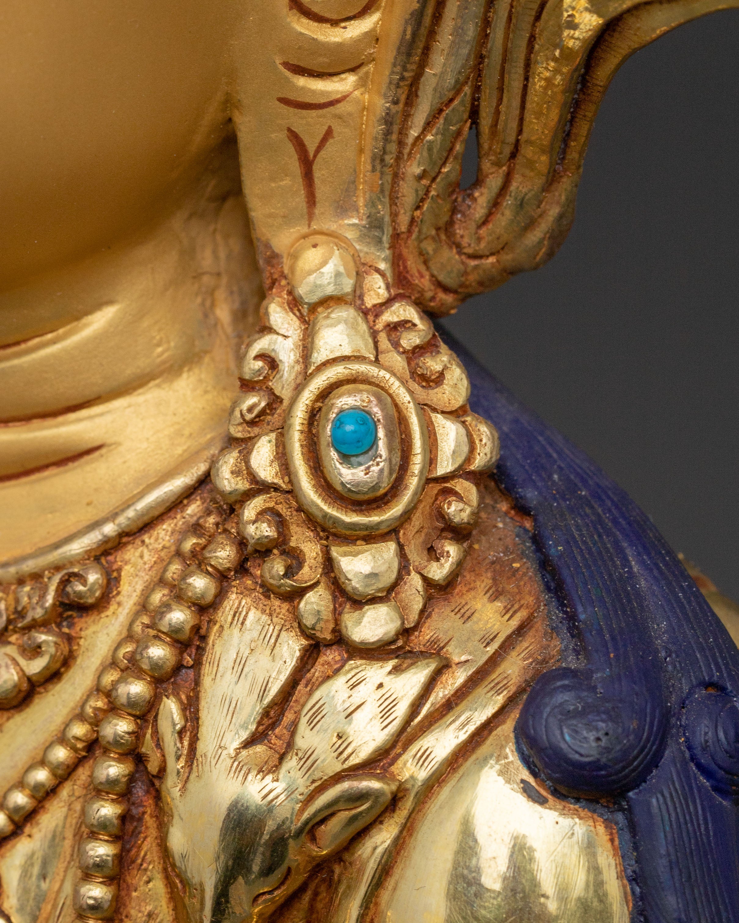 Handcrafted Divine Chenrezig Sculpture | Tibetan Sacred Sculpture