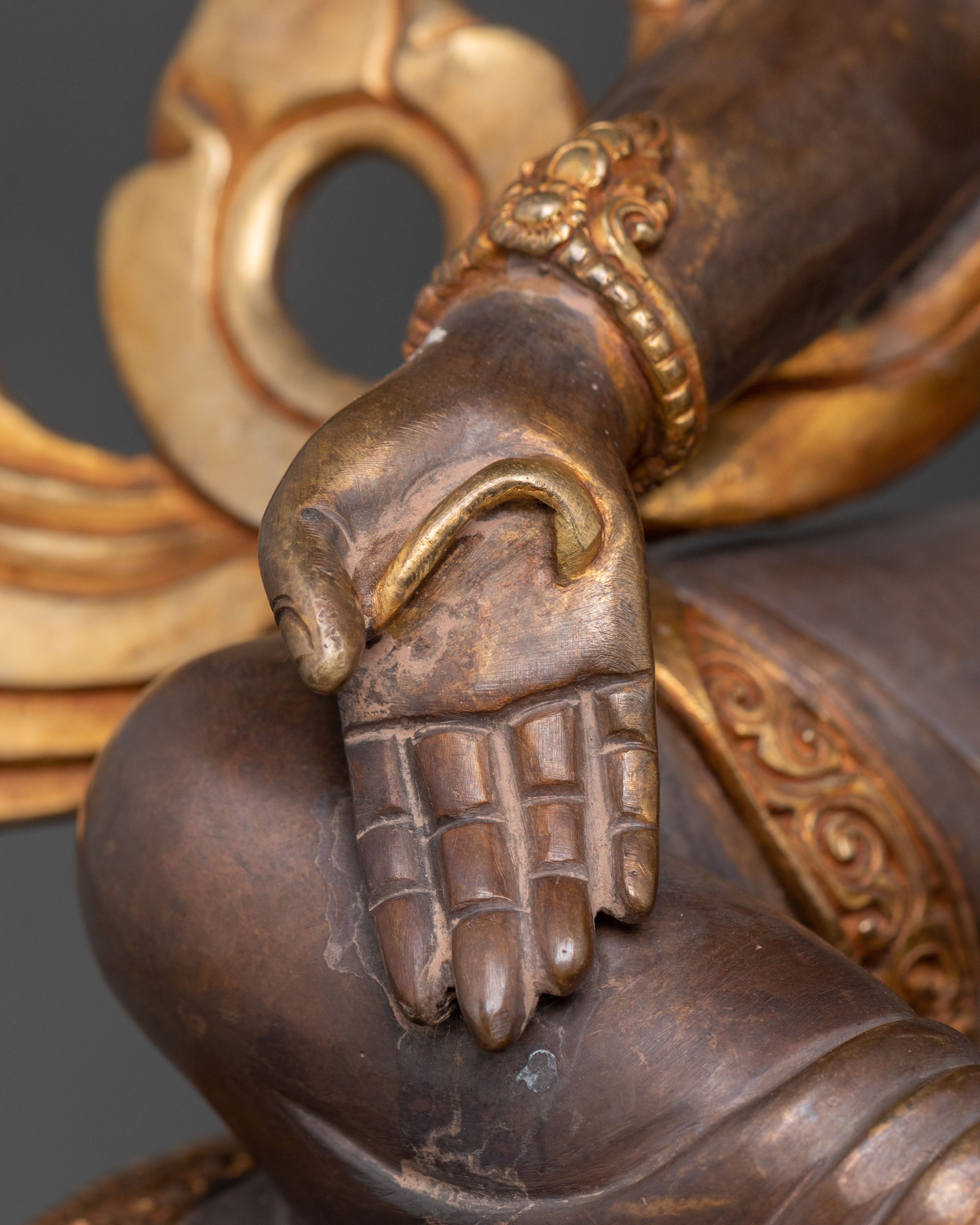 Handcrafted Green Tara Protection Statue