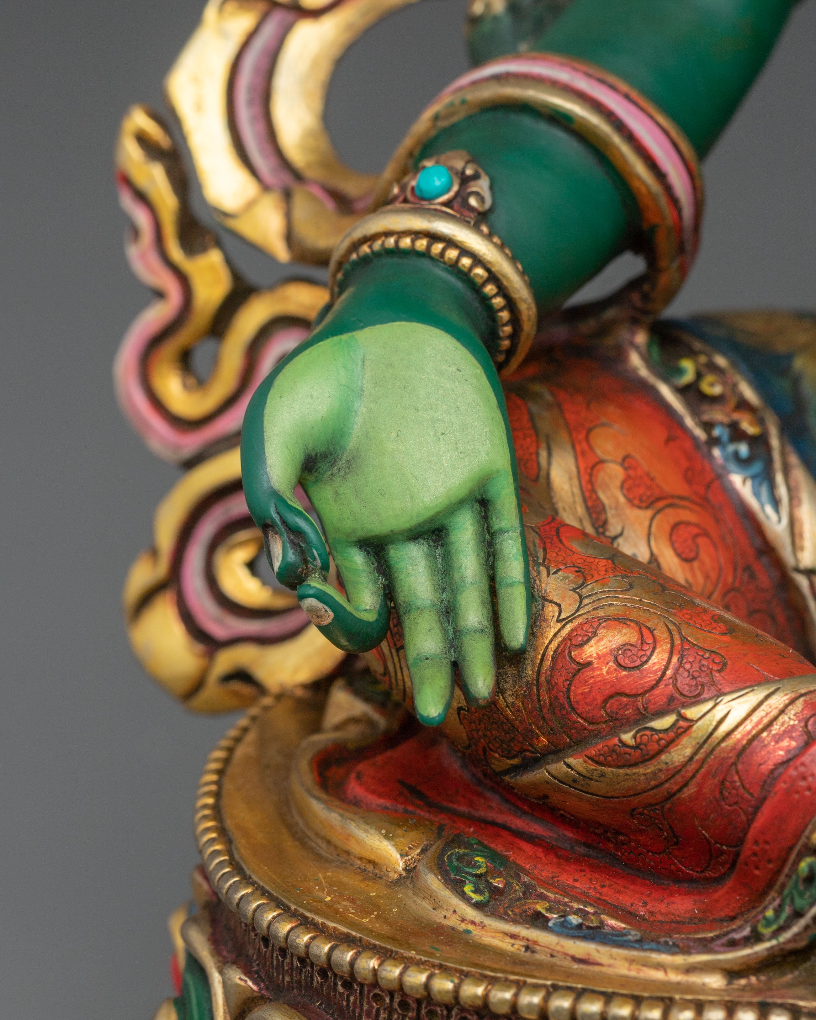 Green Tara Statue: Mother of Liberation