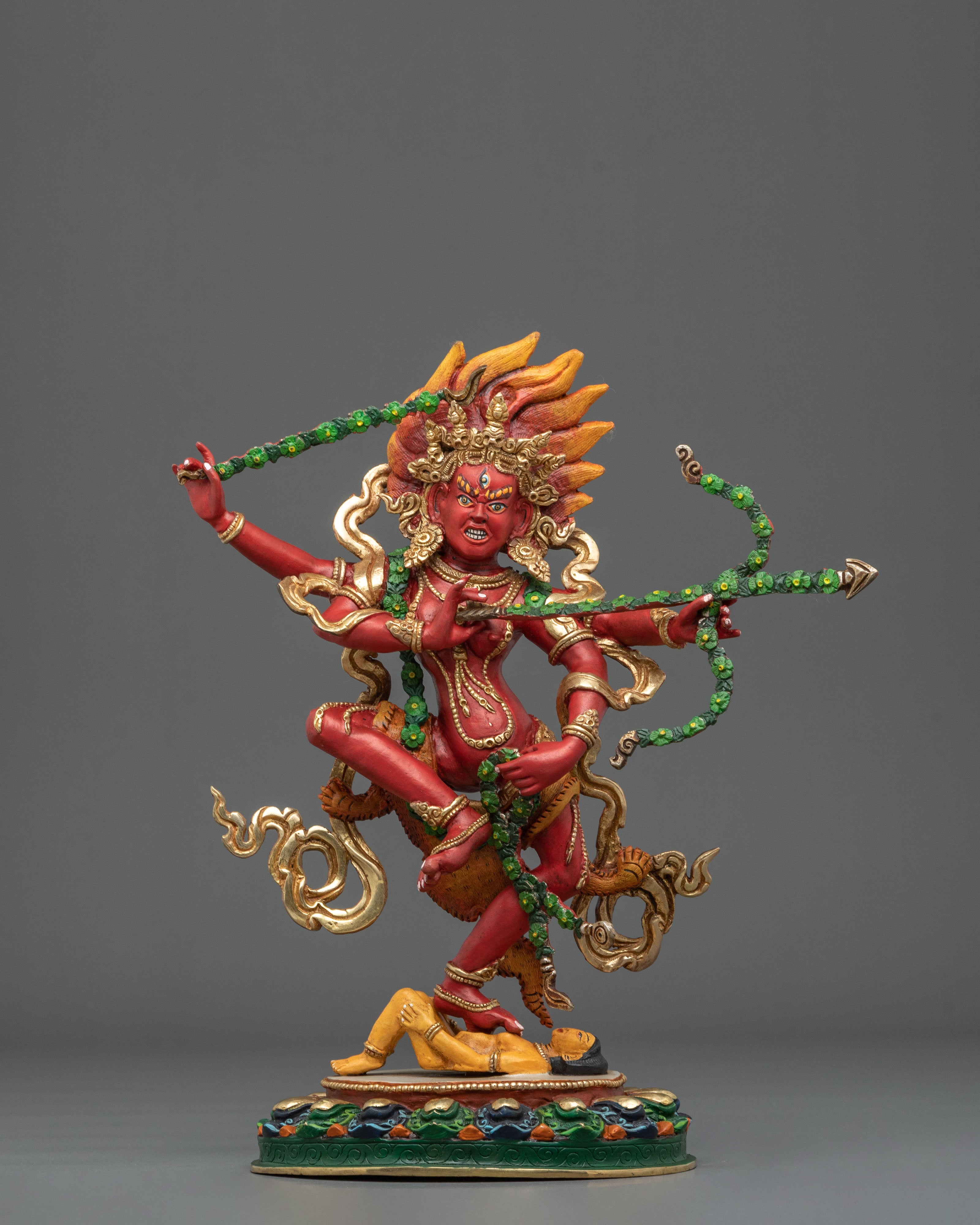 Kurukulla "Red Tara" Sculpture | Handcrafted Devotional Figurine