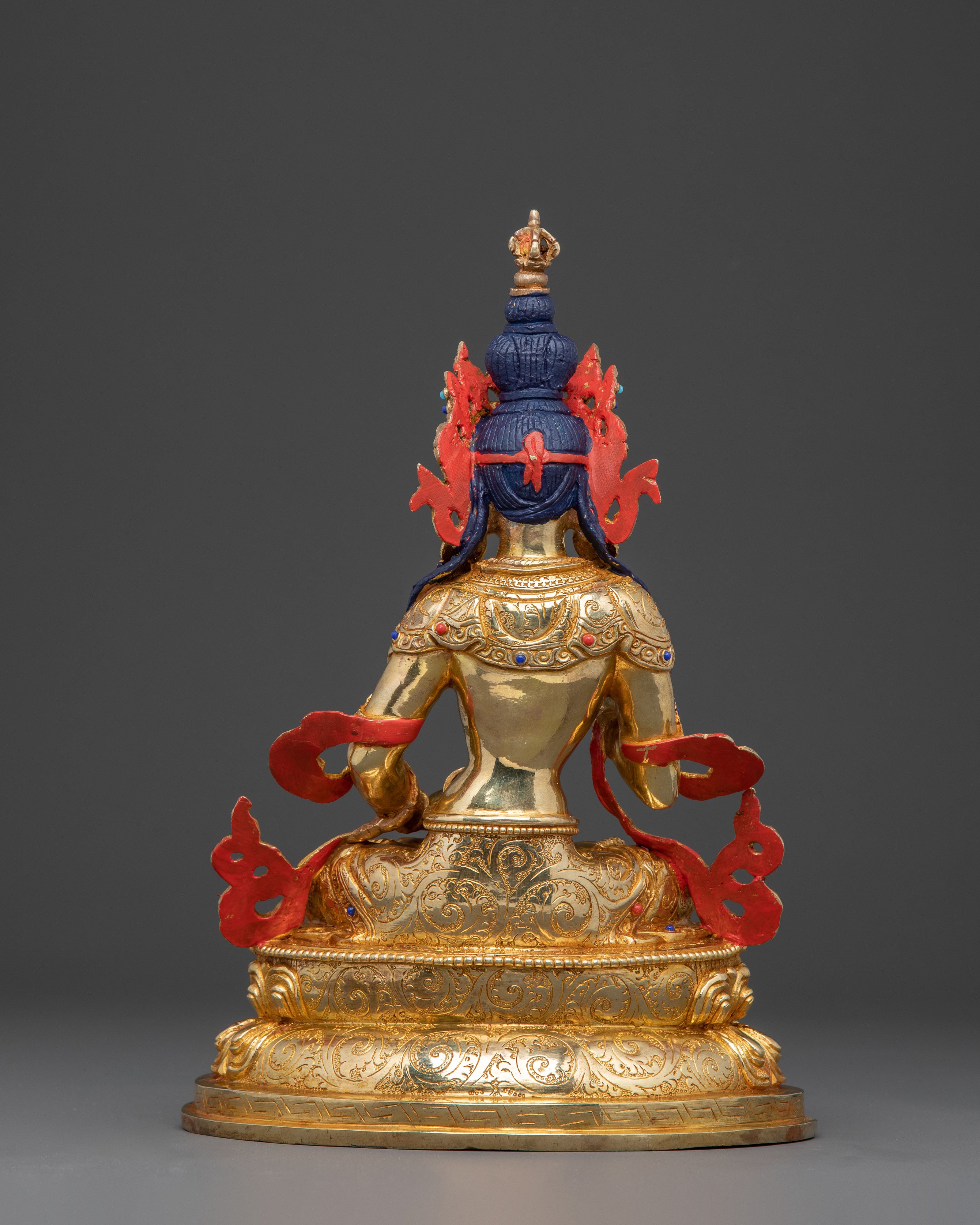 The Divine Vajrasattva Statue: Handcrafted Copper & Gold