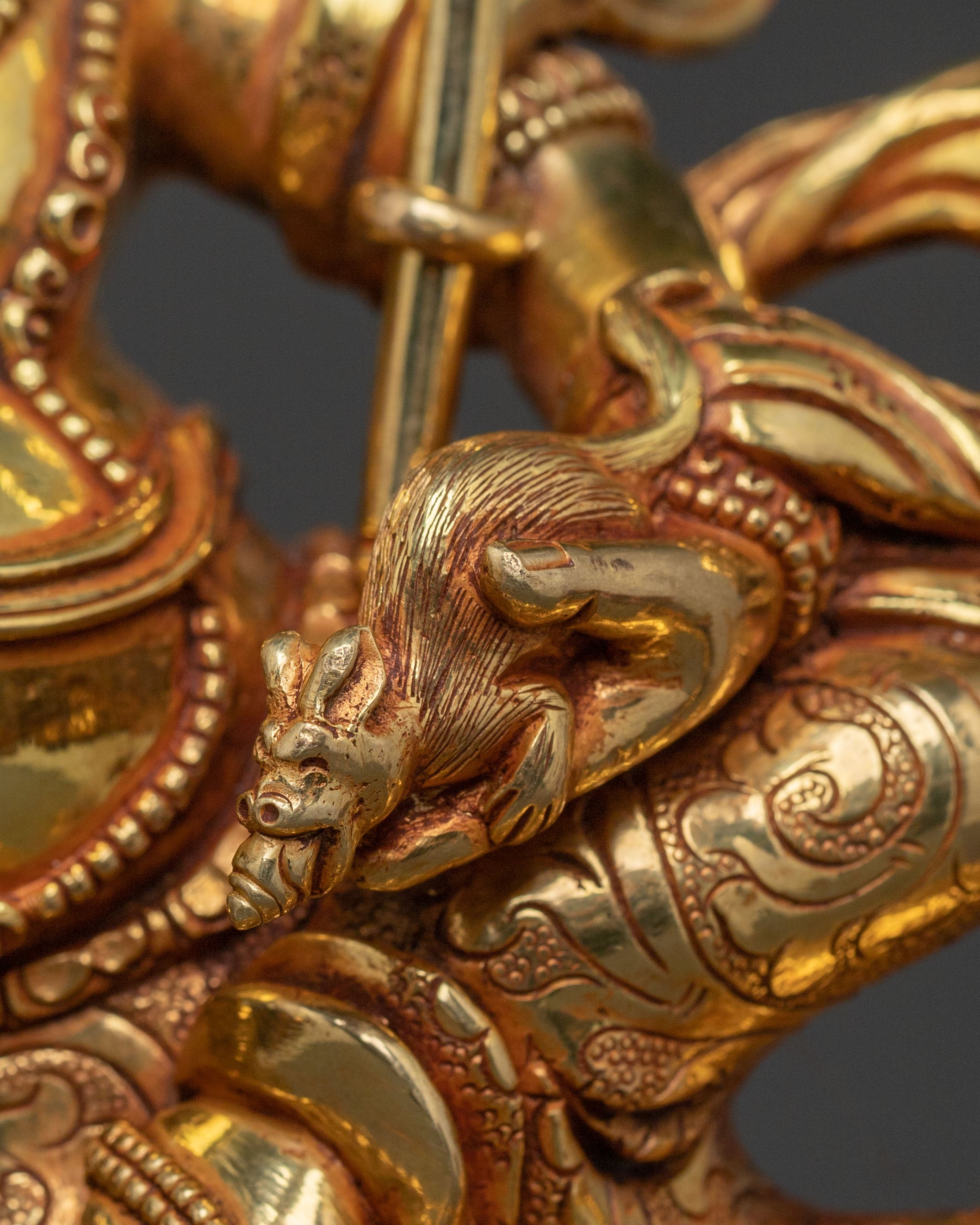 White Dzambhala Sacred Statue | Wealth God