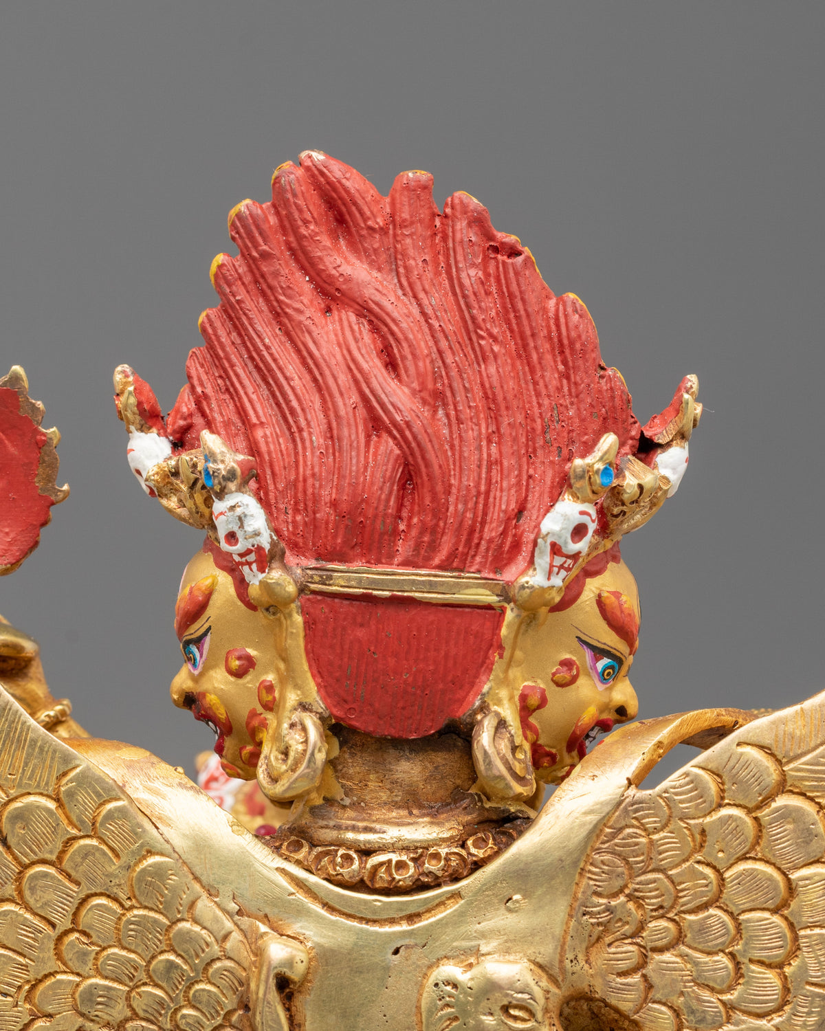 Vajrakilaya Statue | 24K Gold Sacred Sculpture