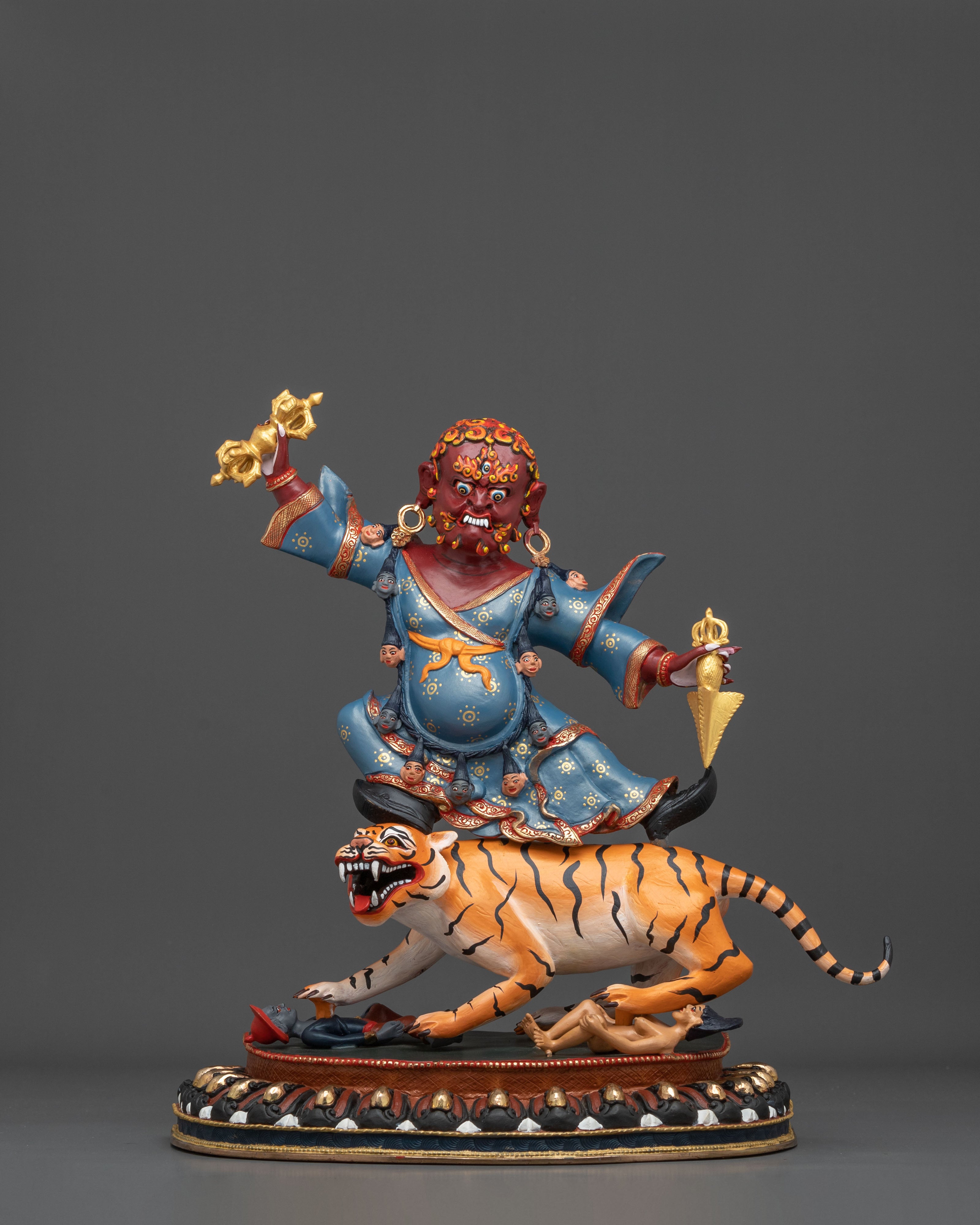 Dorje Drollo Copper Statue | Wrathful Guru Rinpoche Form