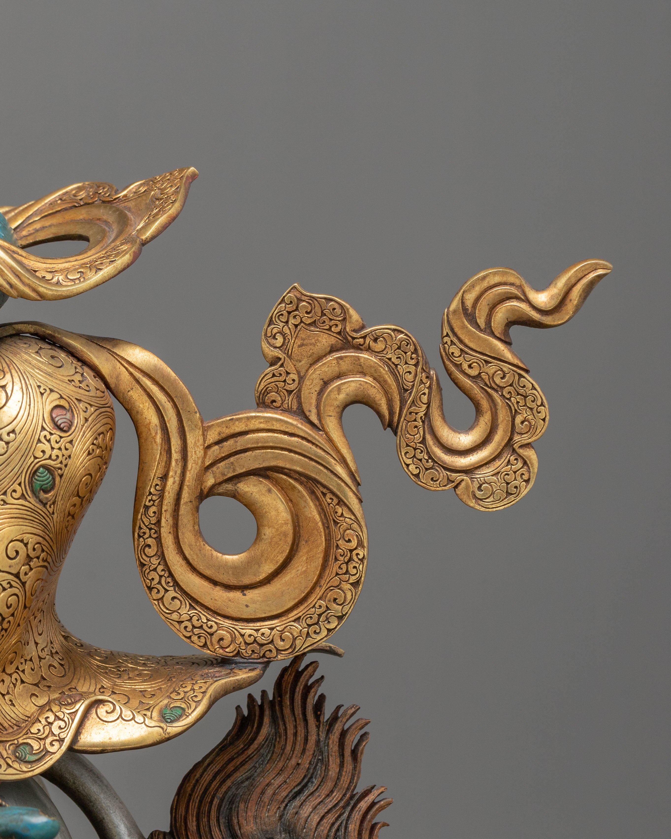 Namtoshe Copper Sculpture | Guardian King of Wealth and Protection