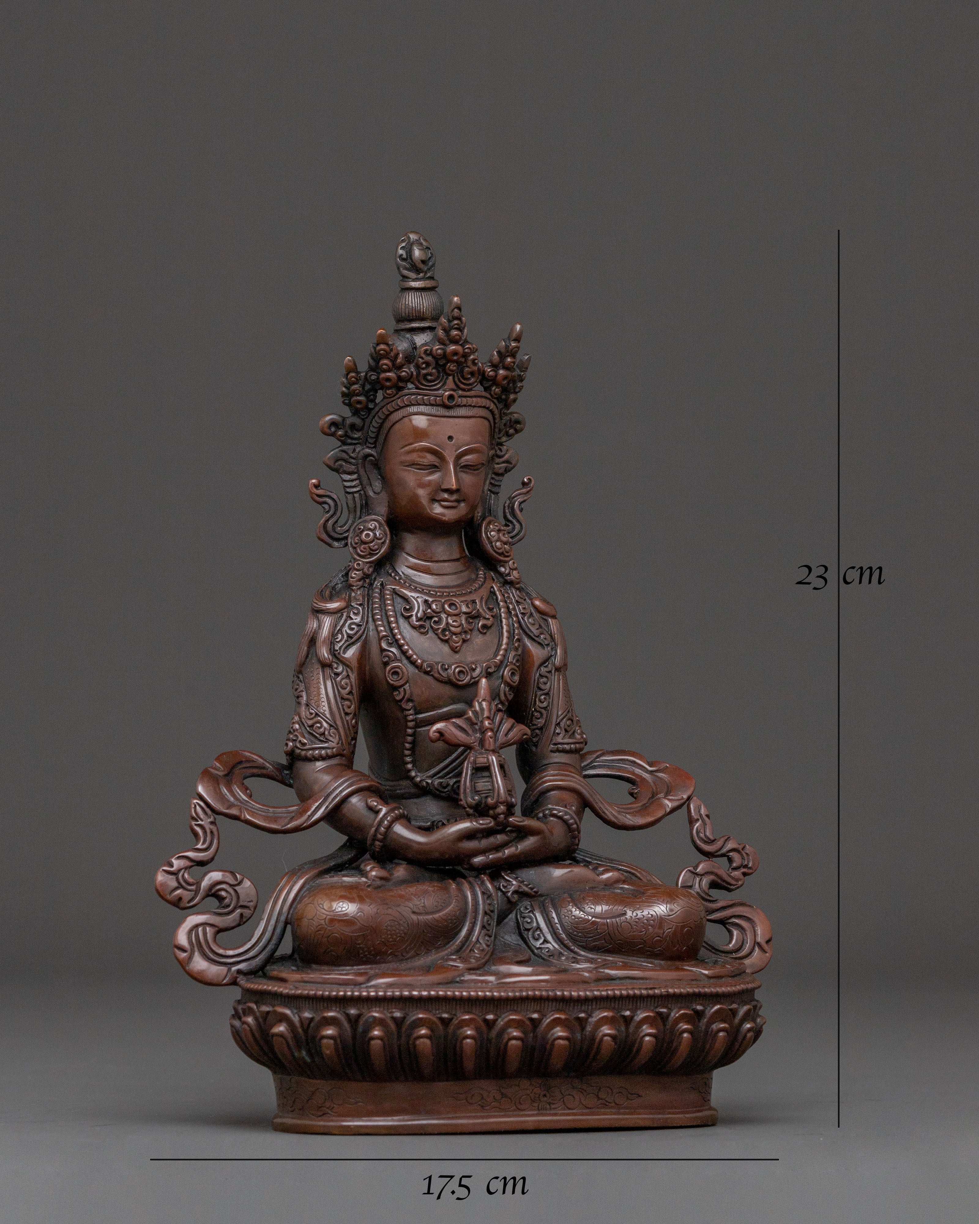 Infinite Life Amitayus Buddha Statue | Longevity Deity