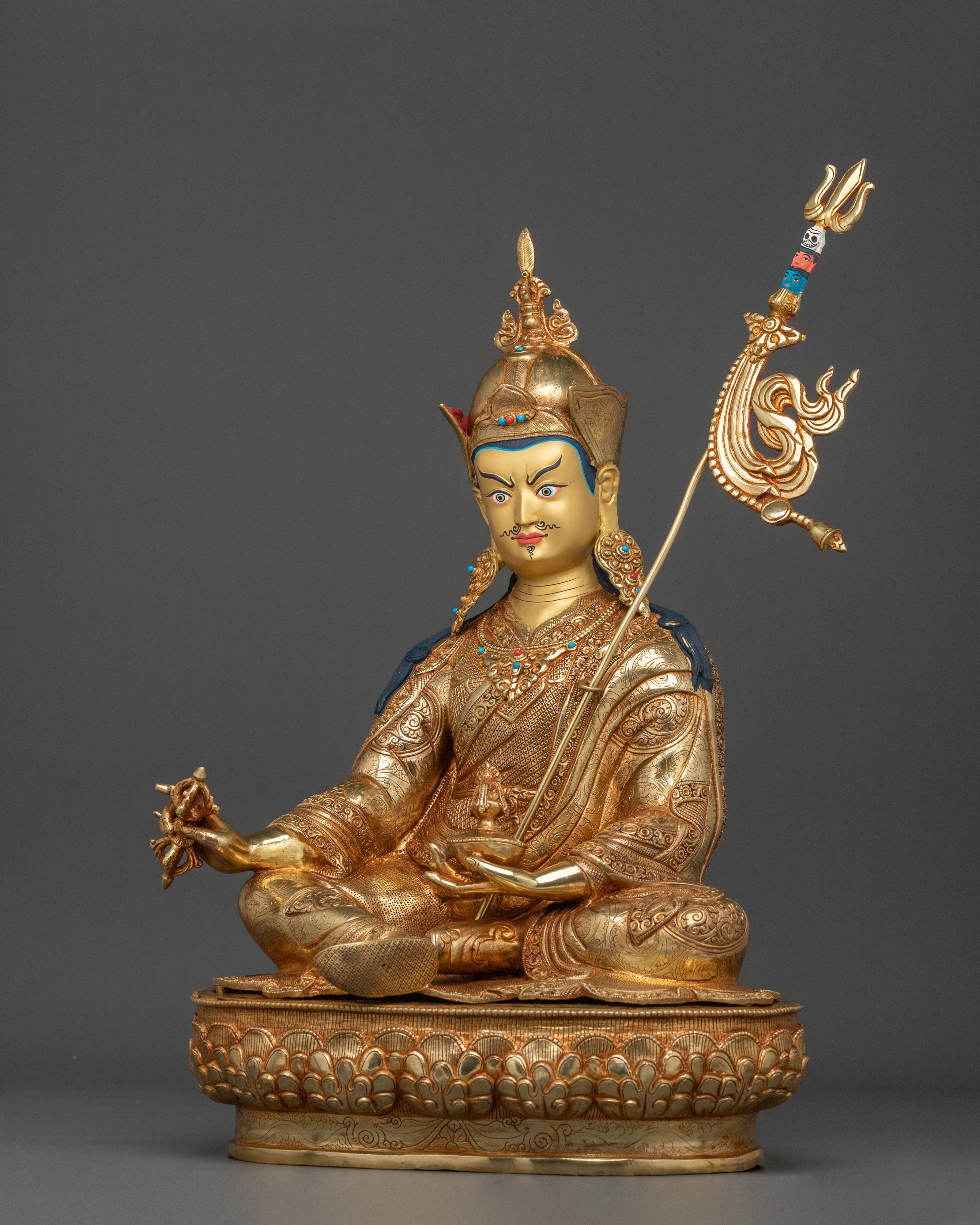 The Precious Master Guru Rinpoche Statue | Buddhist Sculpture for Blessings