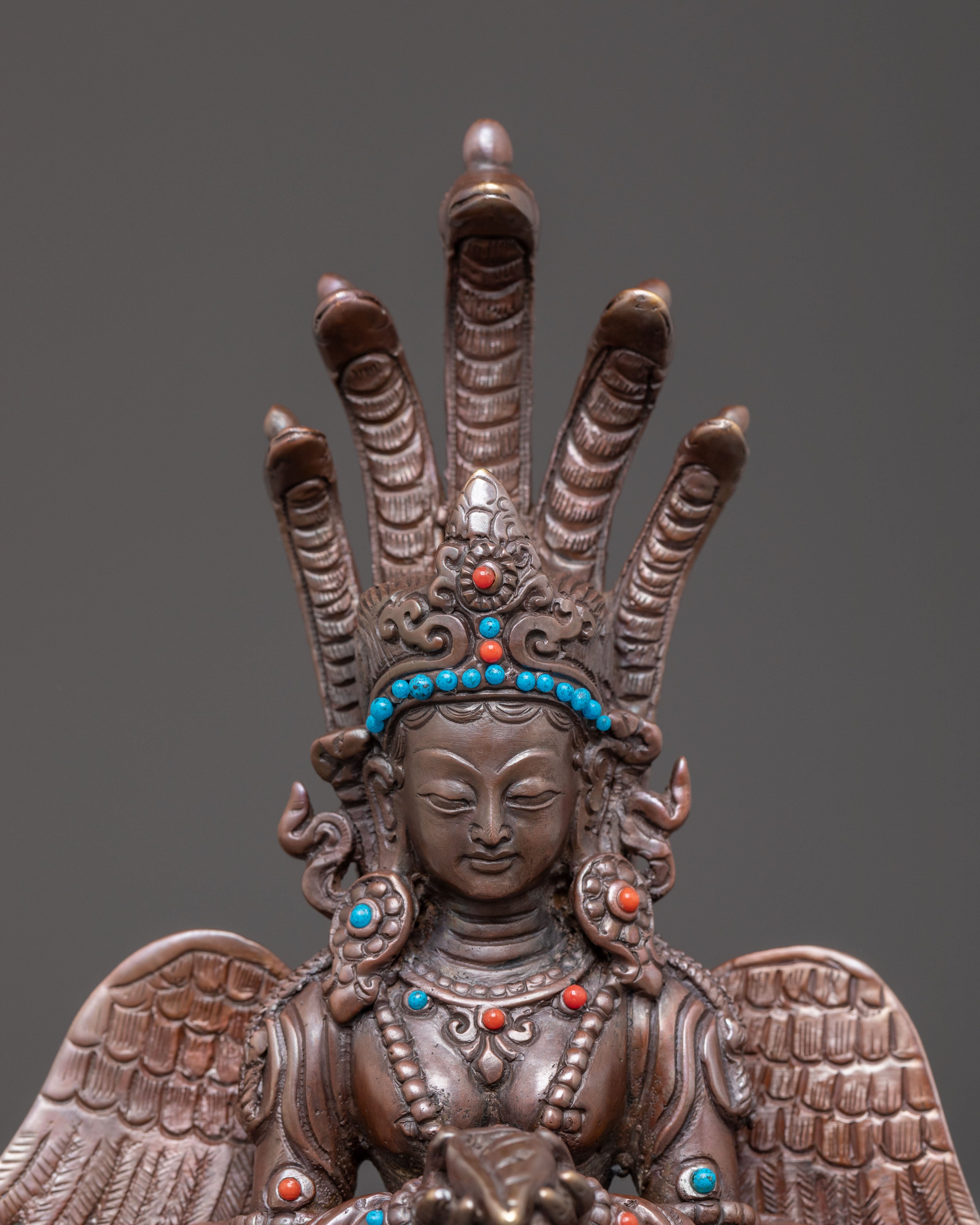 Copper Statue of Naagkanya | Serpent Goddess