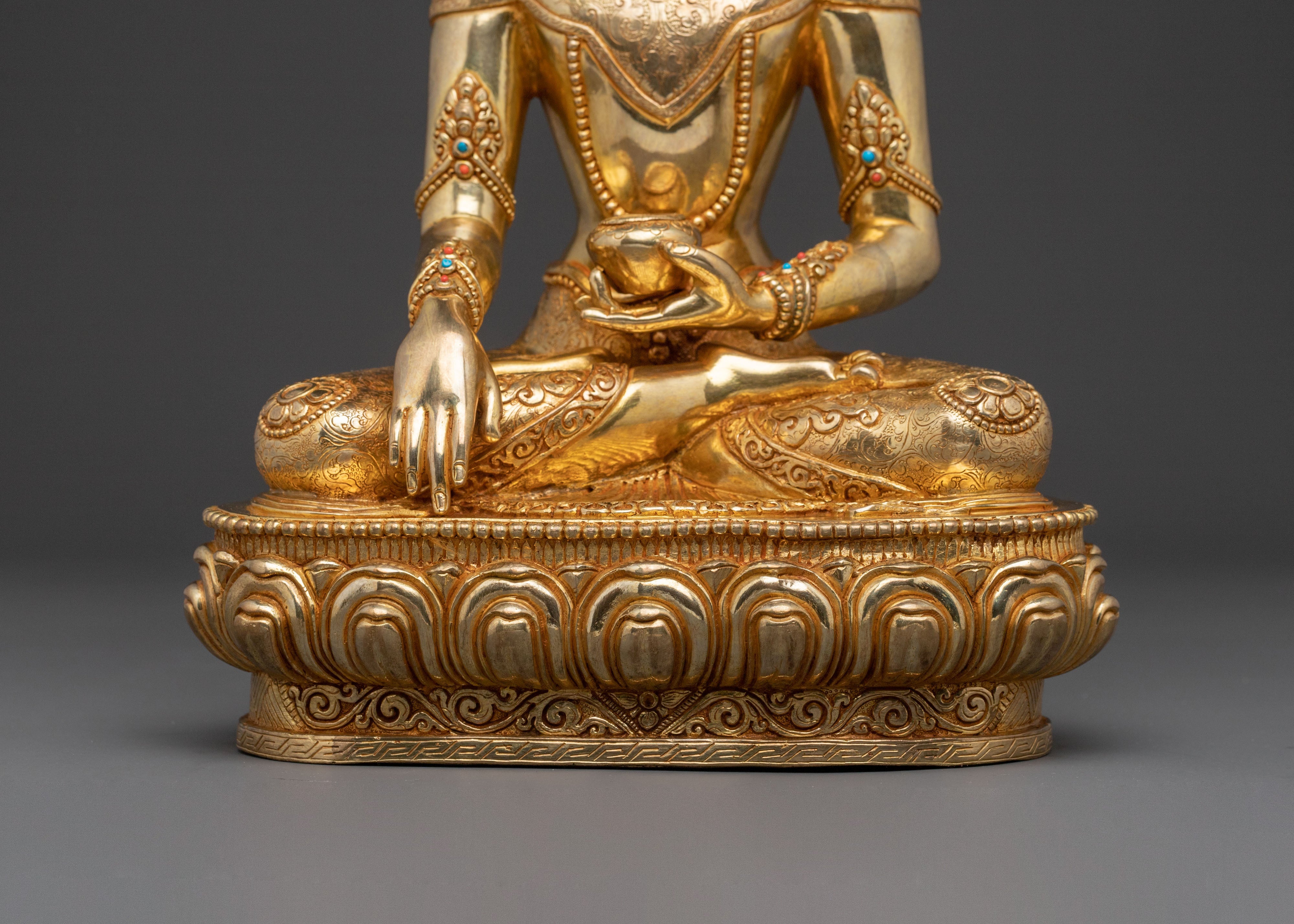 Crown Shakyamuni Buddha Statue:  Sage of the Shakyas