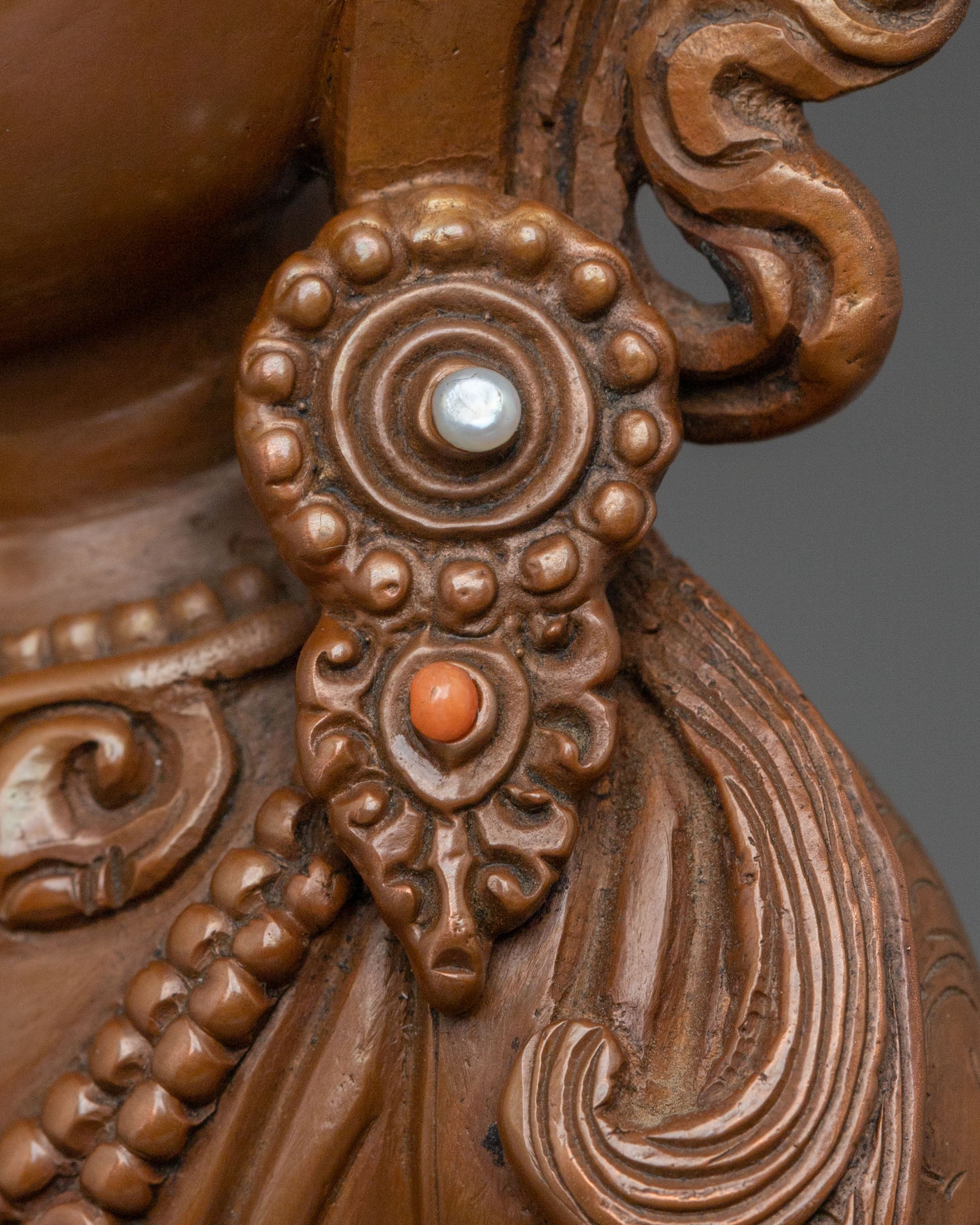 Amitayus Statue | Handcrafted Oxidized Copper Figurine
