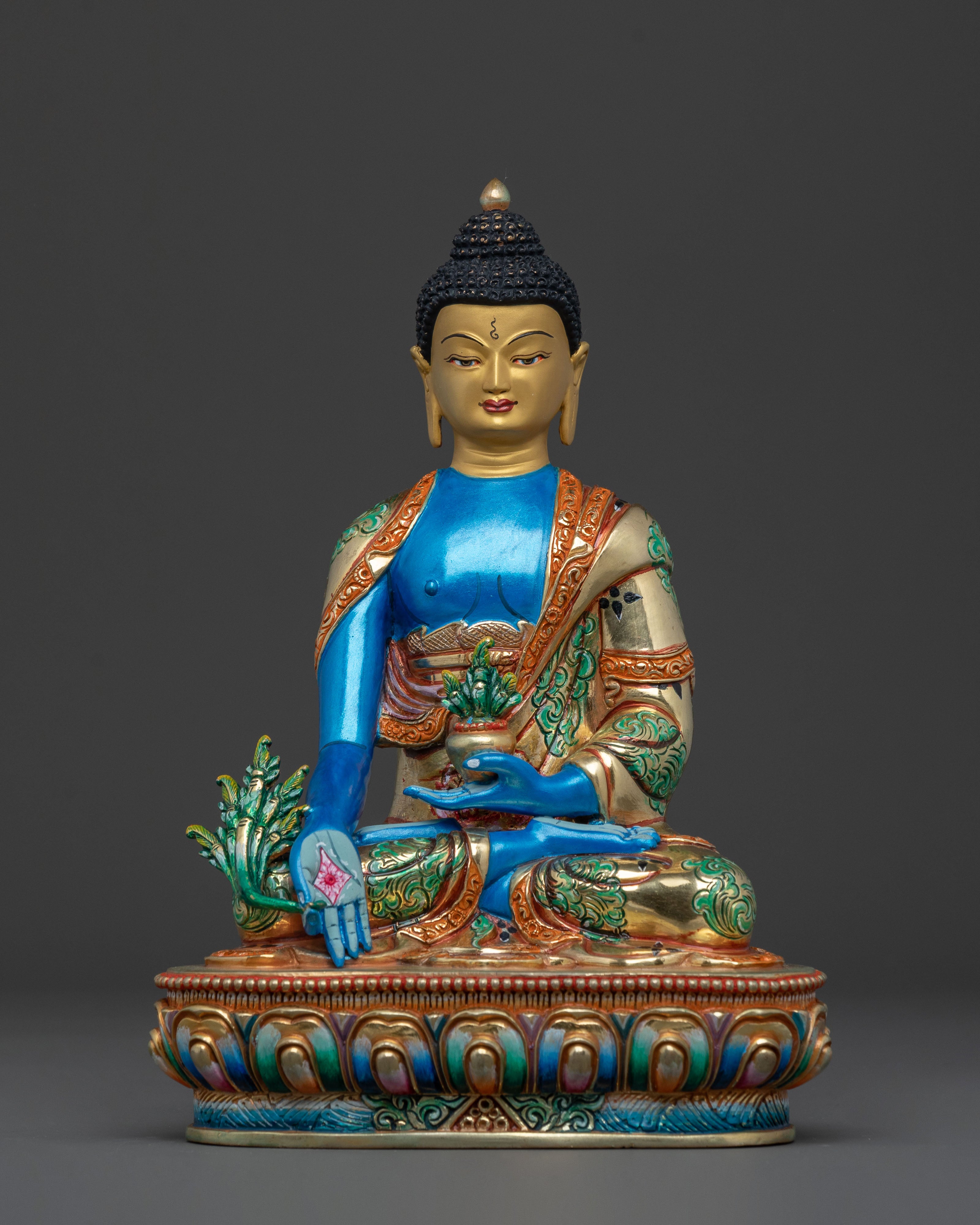 Three Buddhas Sacred Set | Tibetan Buddhist Altar Decor