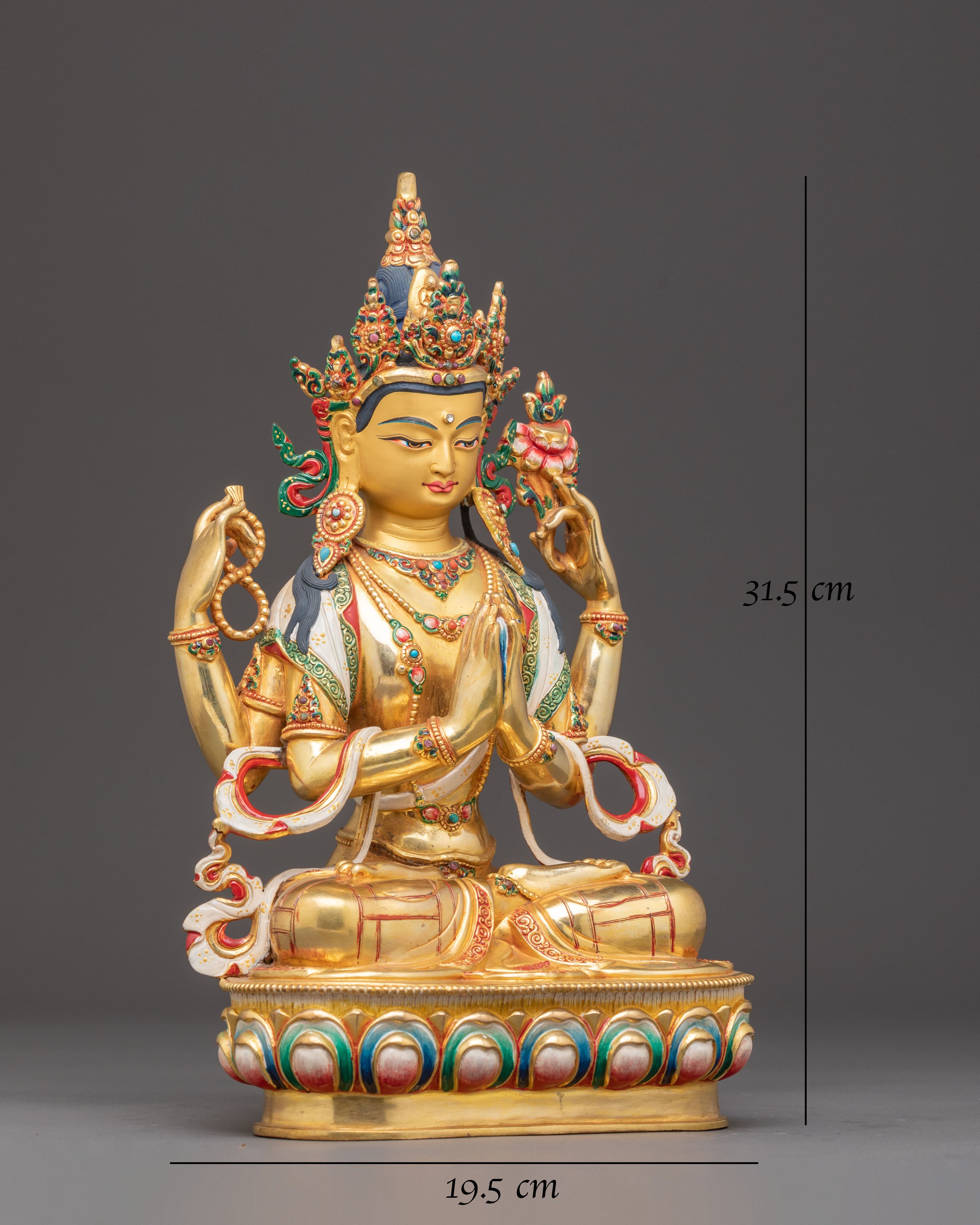 Chenrezig Statue: The Embodiment of Compassion