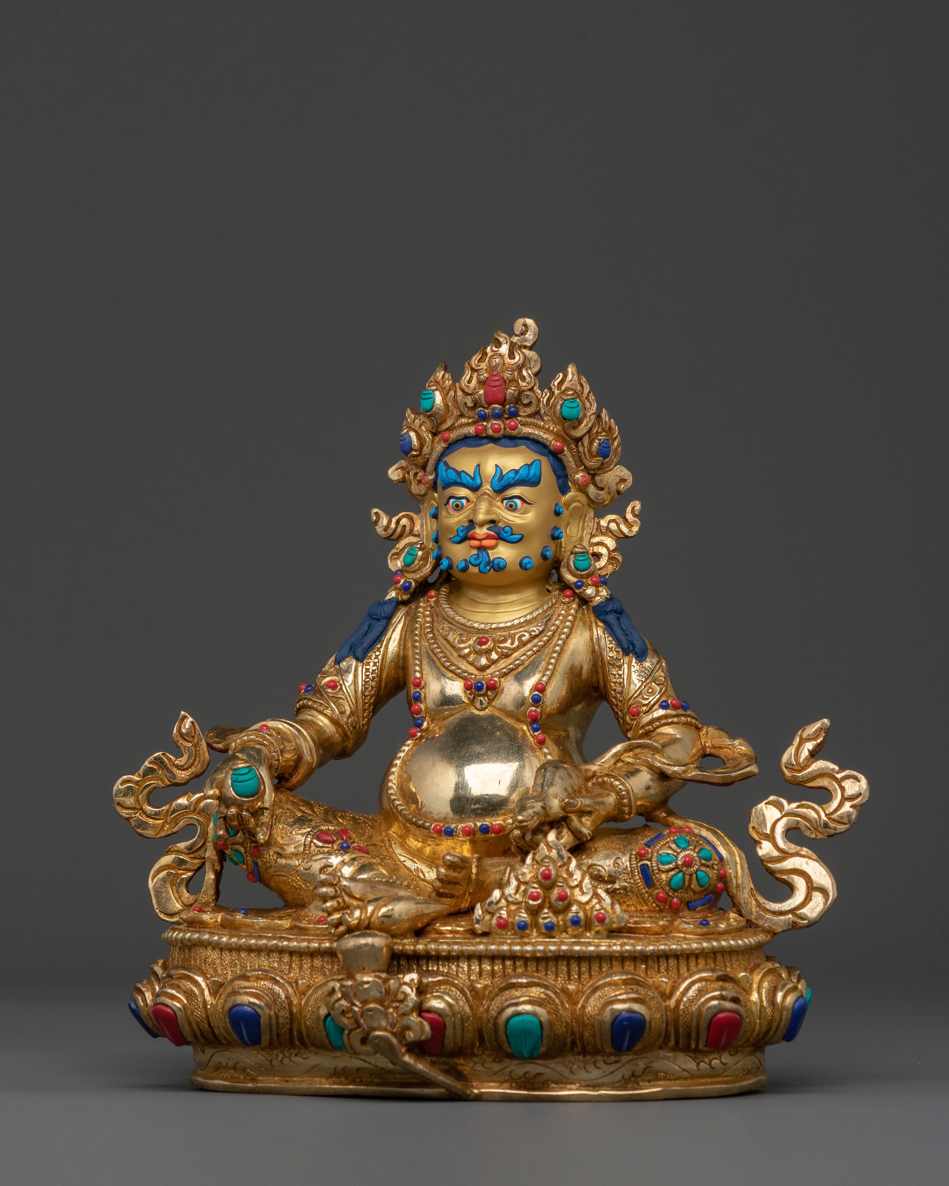 Dzambhala Abundance Wealth Blessing Statue