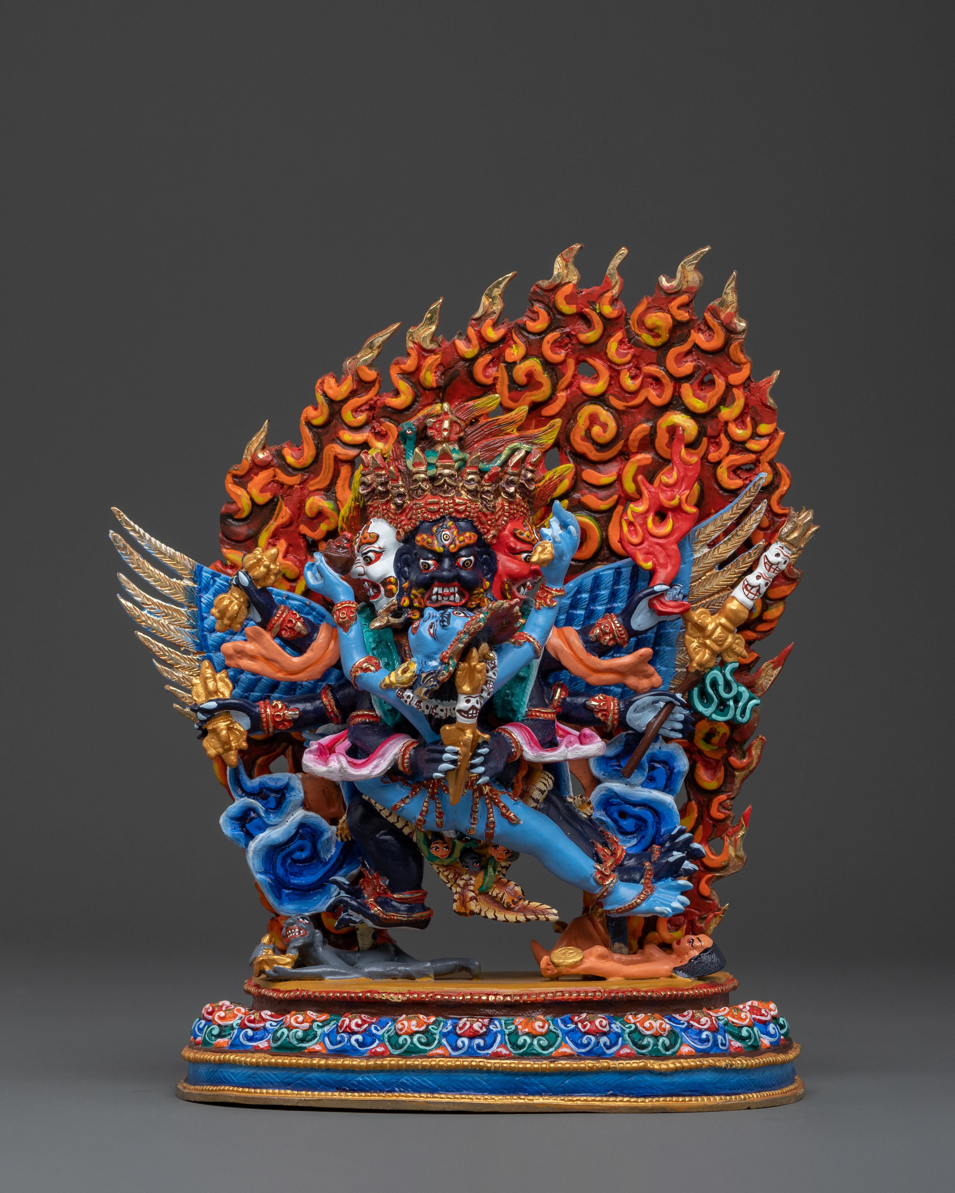 Vajrakilaya Sacred Tantric Deity Statue | Fierce Protection