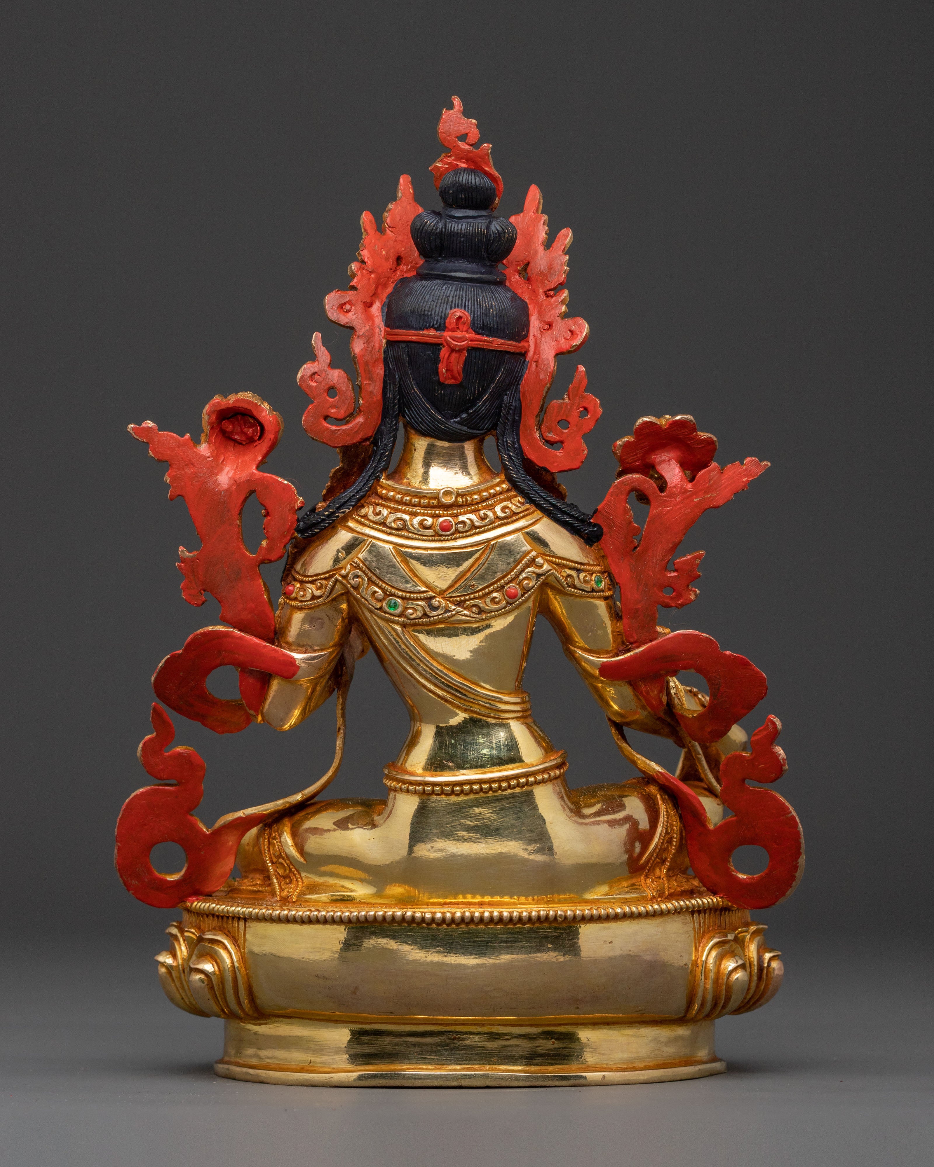 Green Tara Peaceful Statue | Mother Figurine