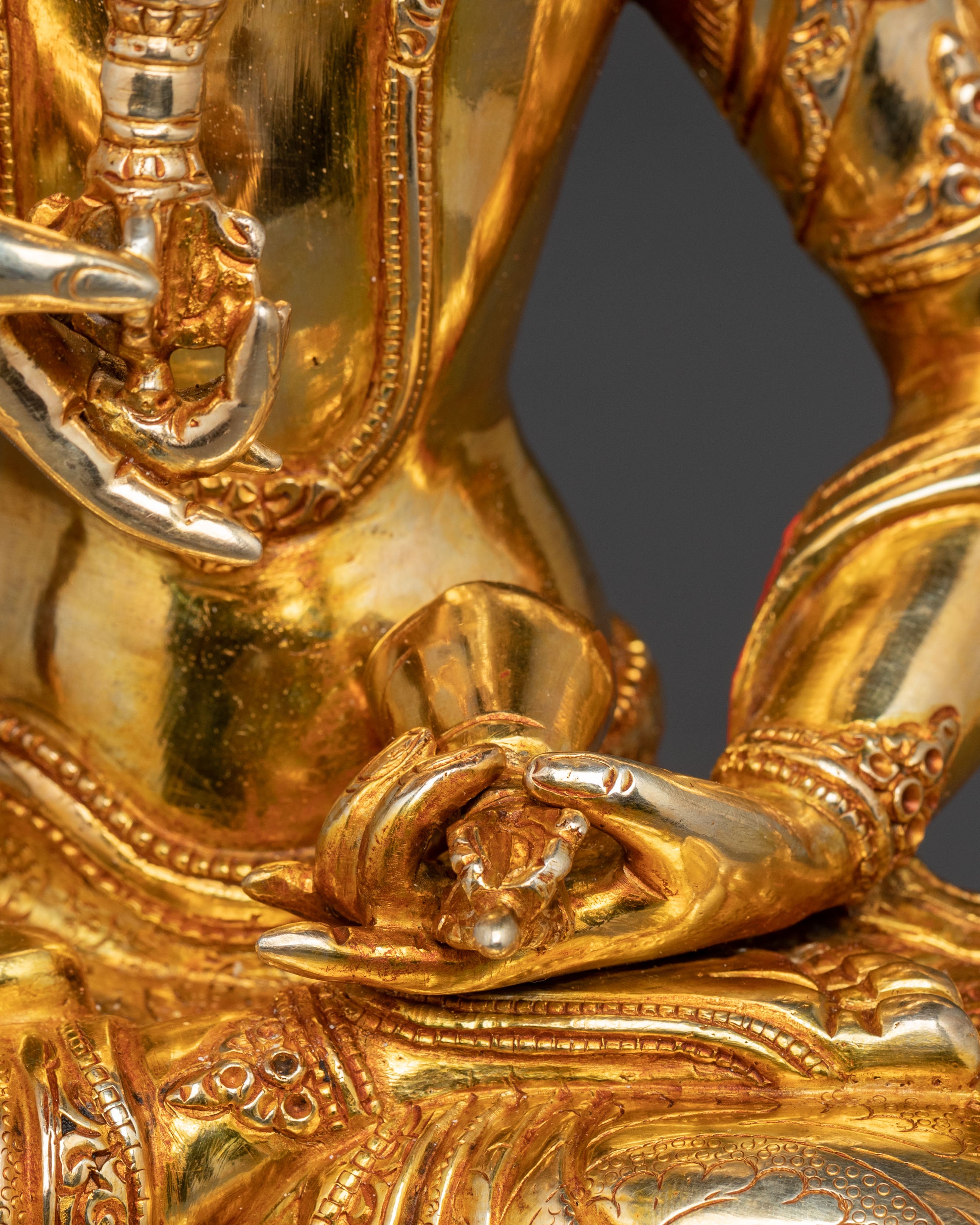 Vajrasattva Bodhisattva Copper Statue – Purely Gilded Artistry
