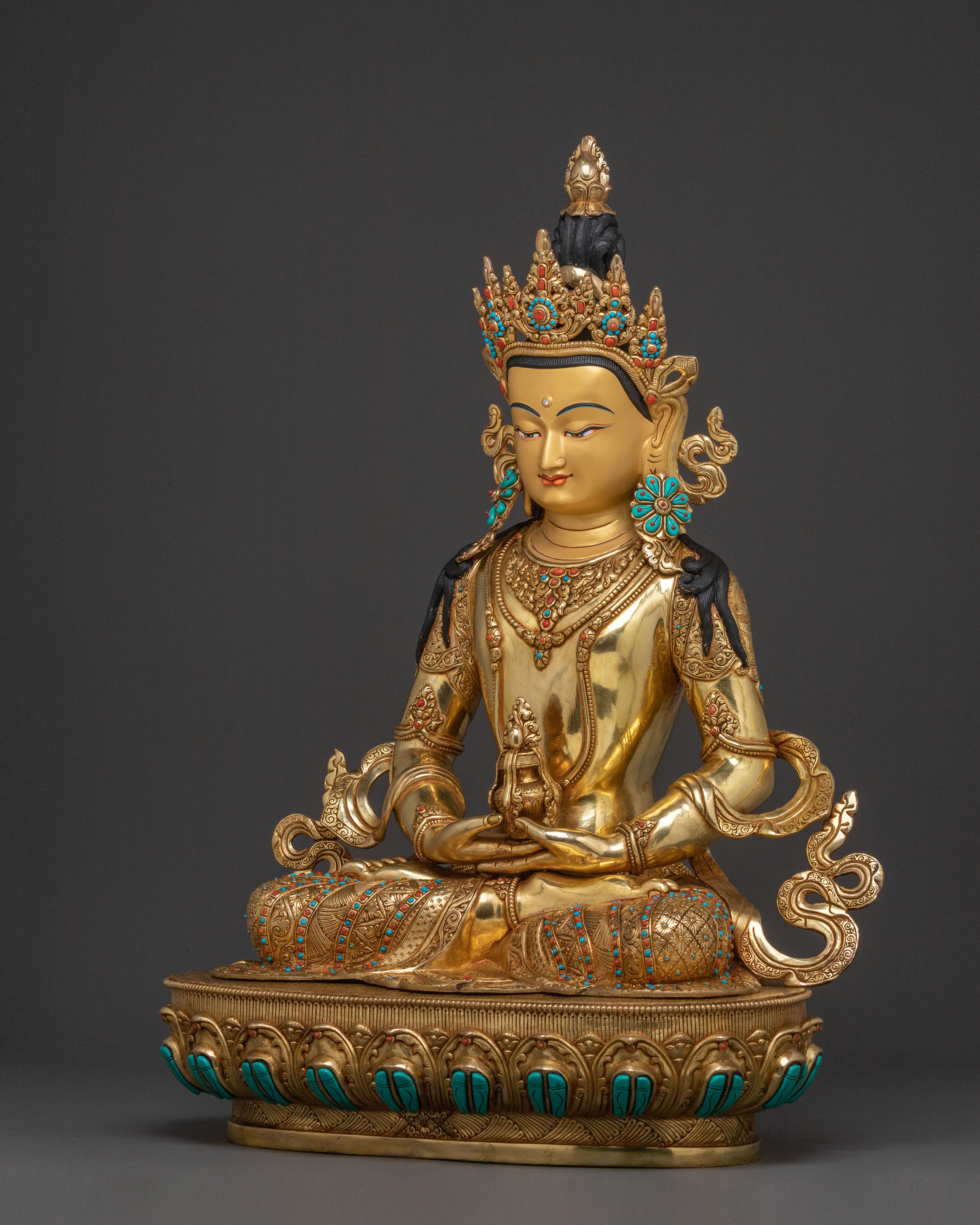 Sacred Amitayus Buddha Statue | Spiritual Figure