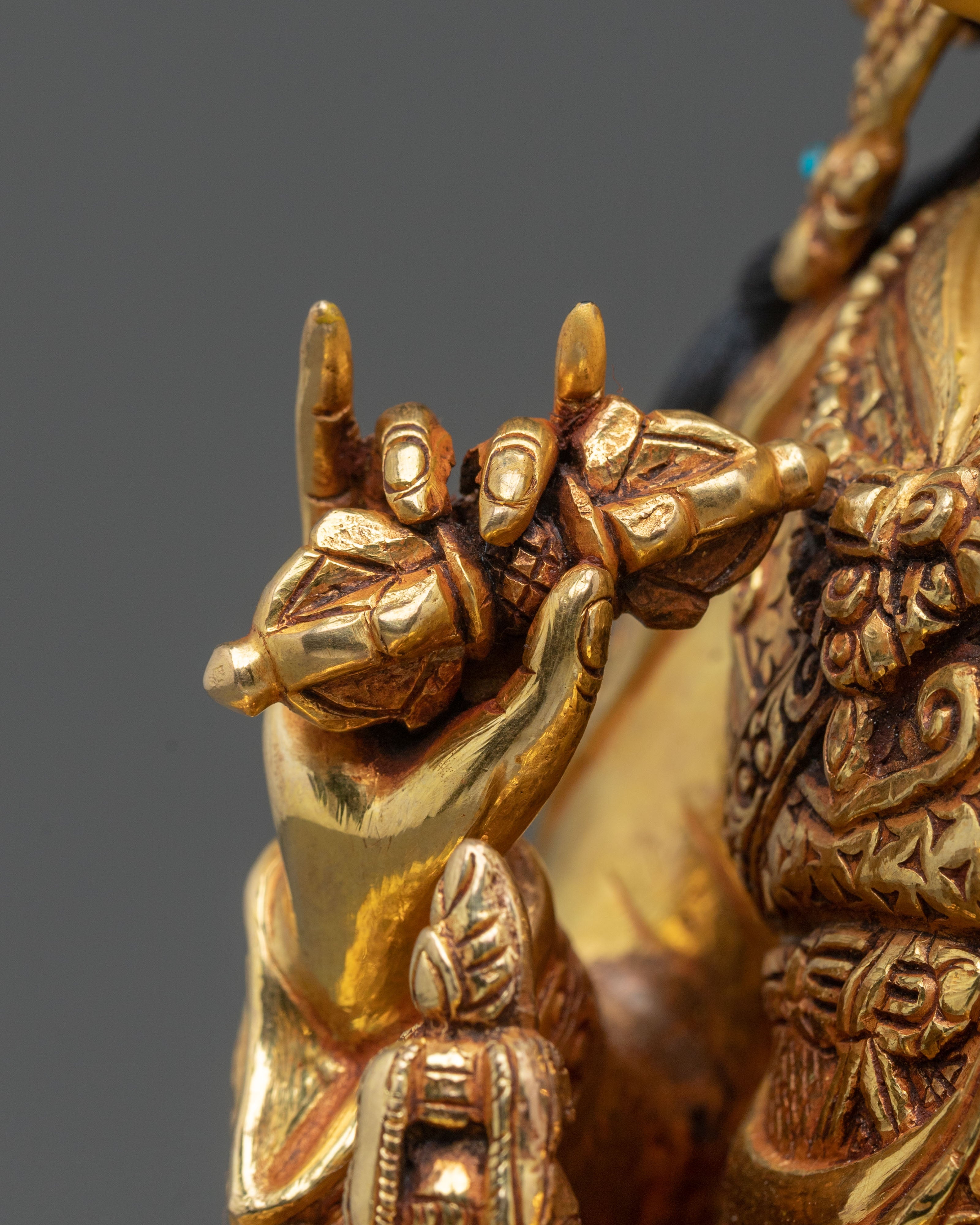 Tibetan Guru Tsokye Dorje Sacred Figurine |  Himalayan Altar Decor