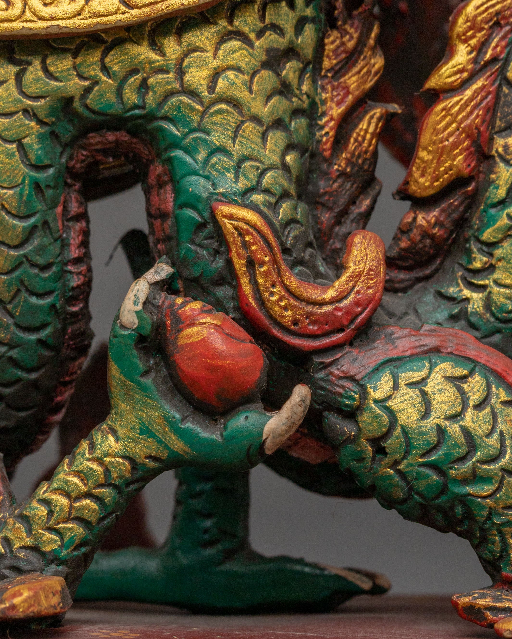 White Dzambhala Figurine | Tibetan Wealth Deity