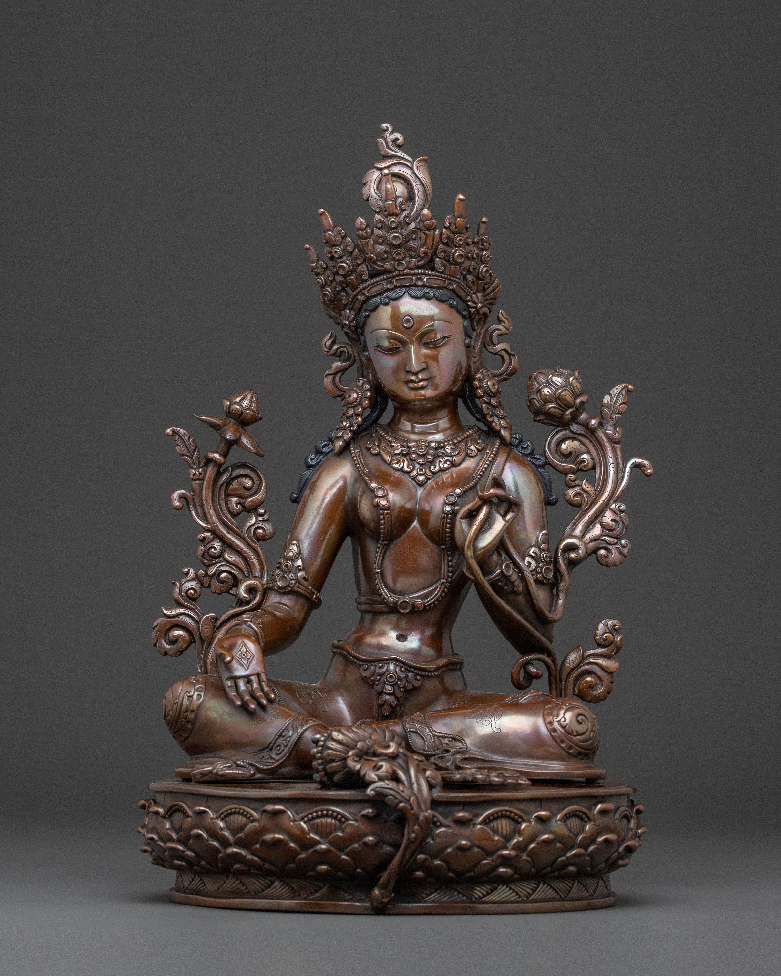  Green Tara Statue