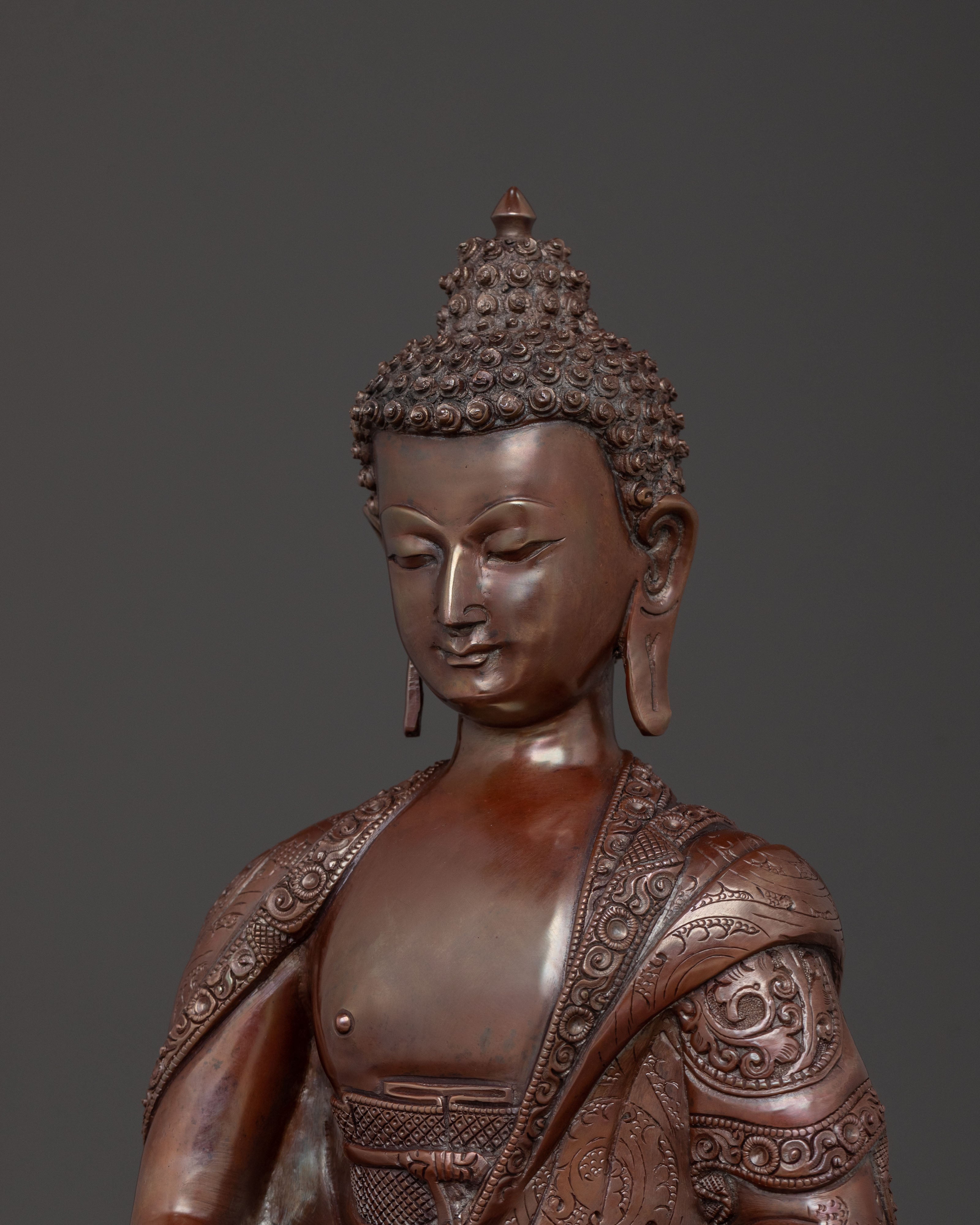 Hand-Carved Amitabha Buddha Statue | Home Decor