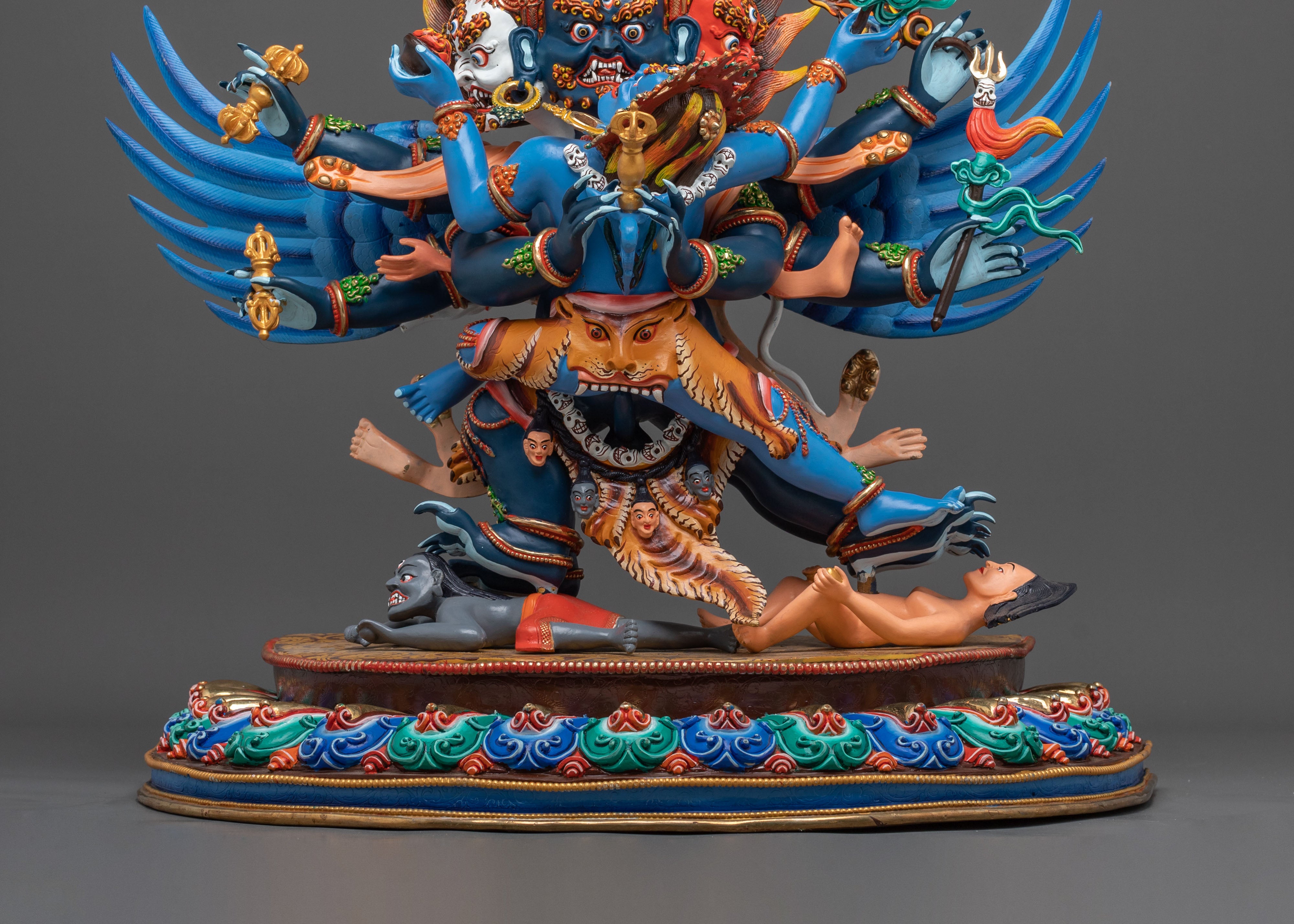 Hand Carved Vajrakilaya Statue | Symbol of Purification