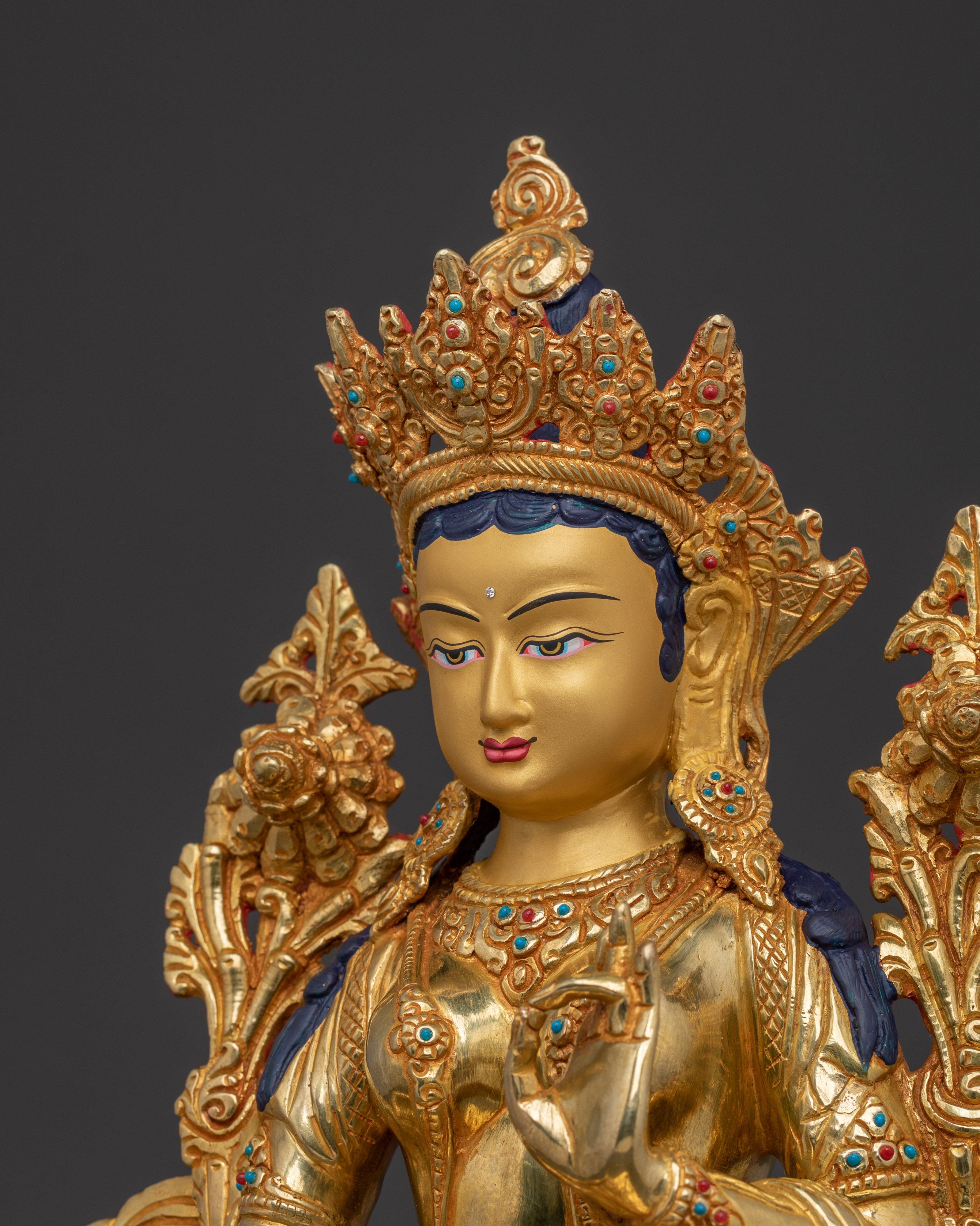 Green Tara Sacred Statue | Mother of All Buddhas