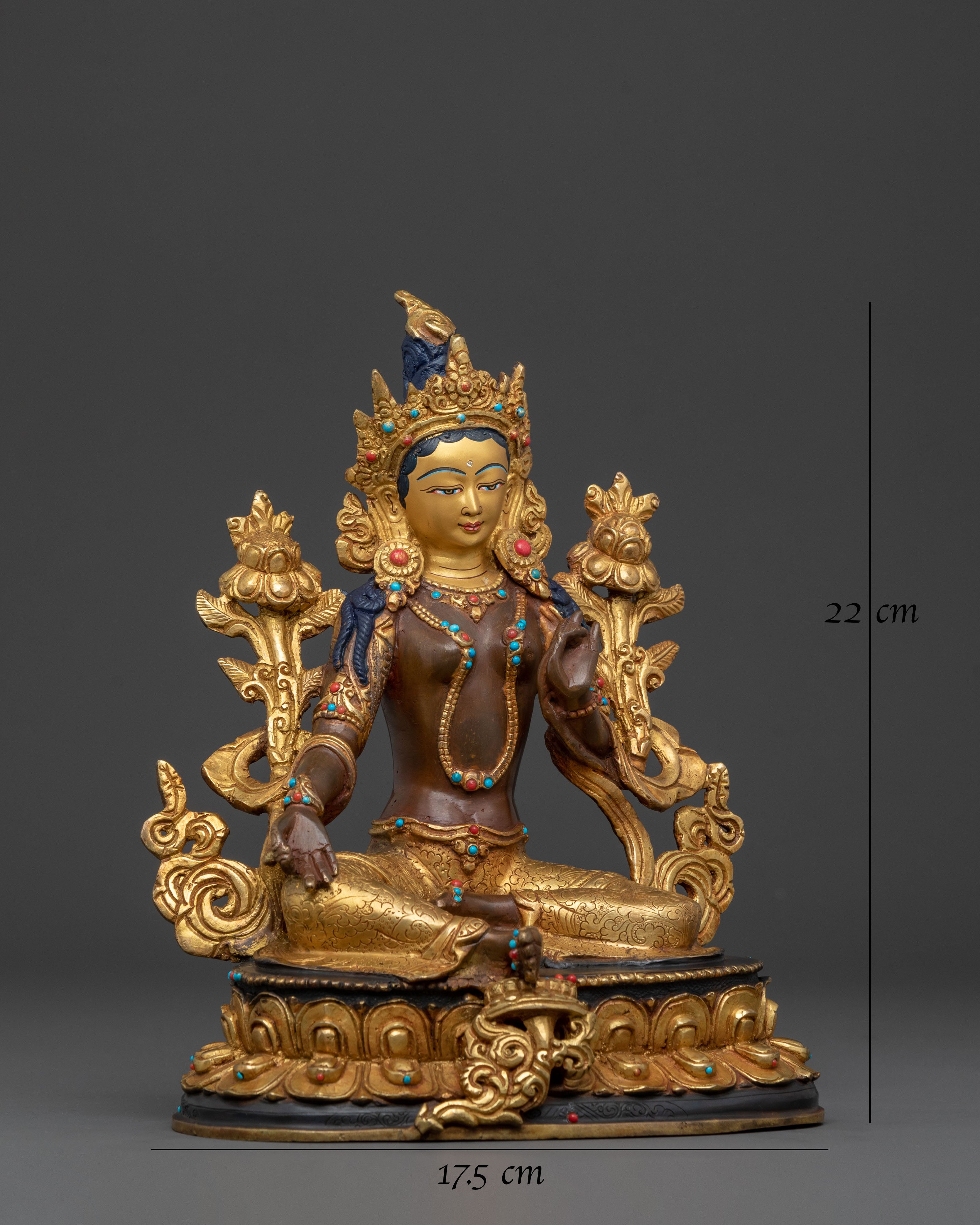 Green Tara Sculpture | Spiritual Protection