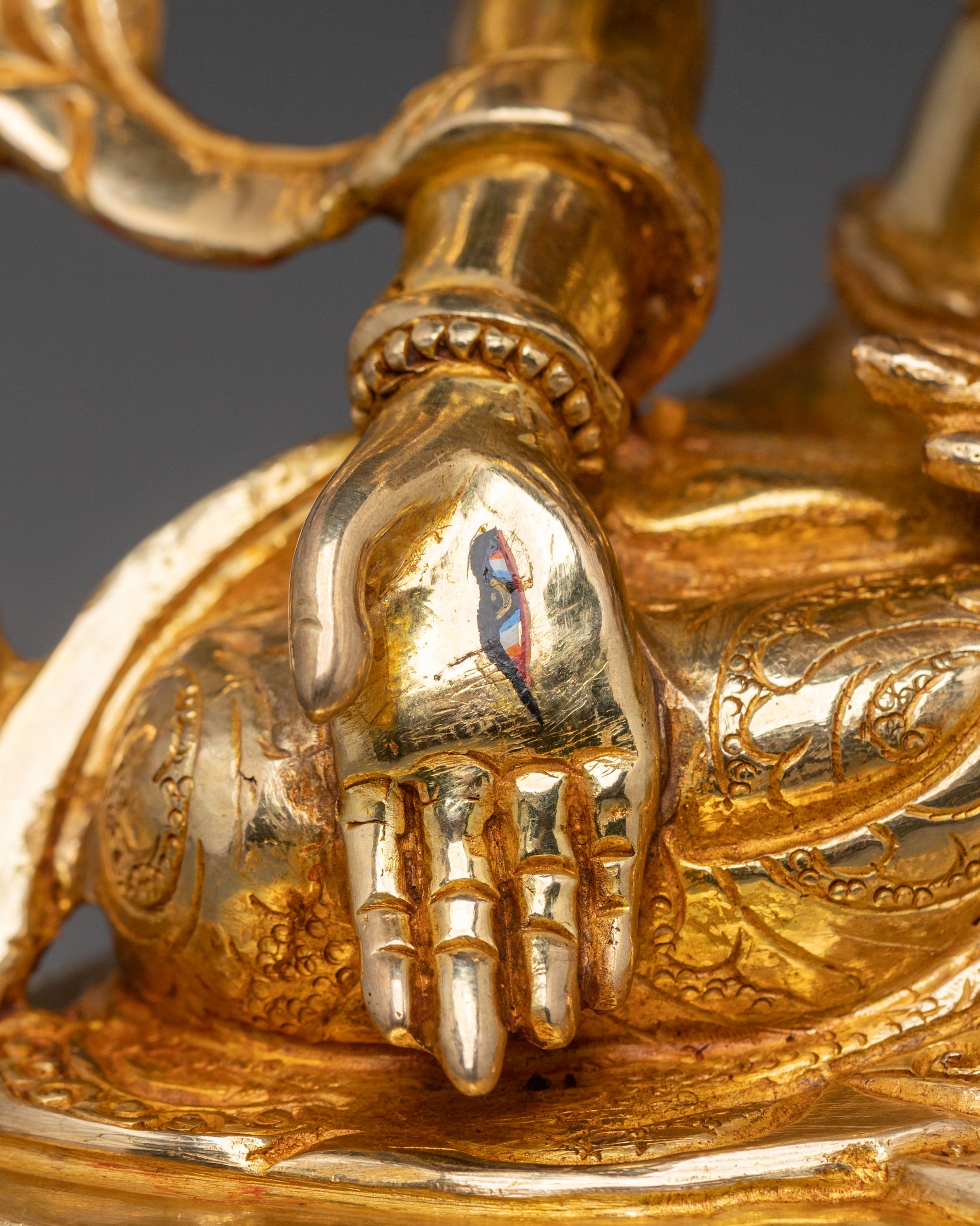 Namgyalma Healing Statue: 24K Gold Gilded Figure
