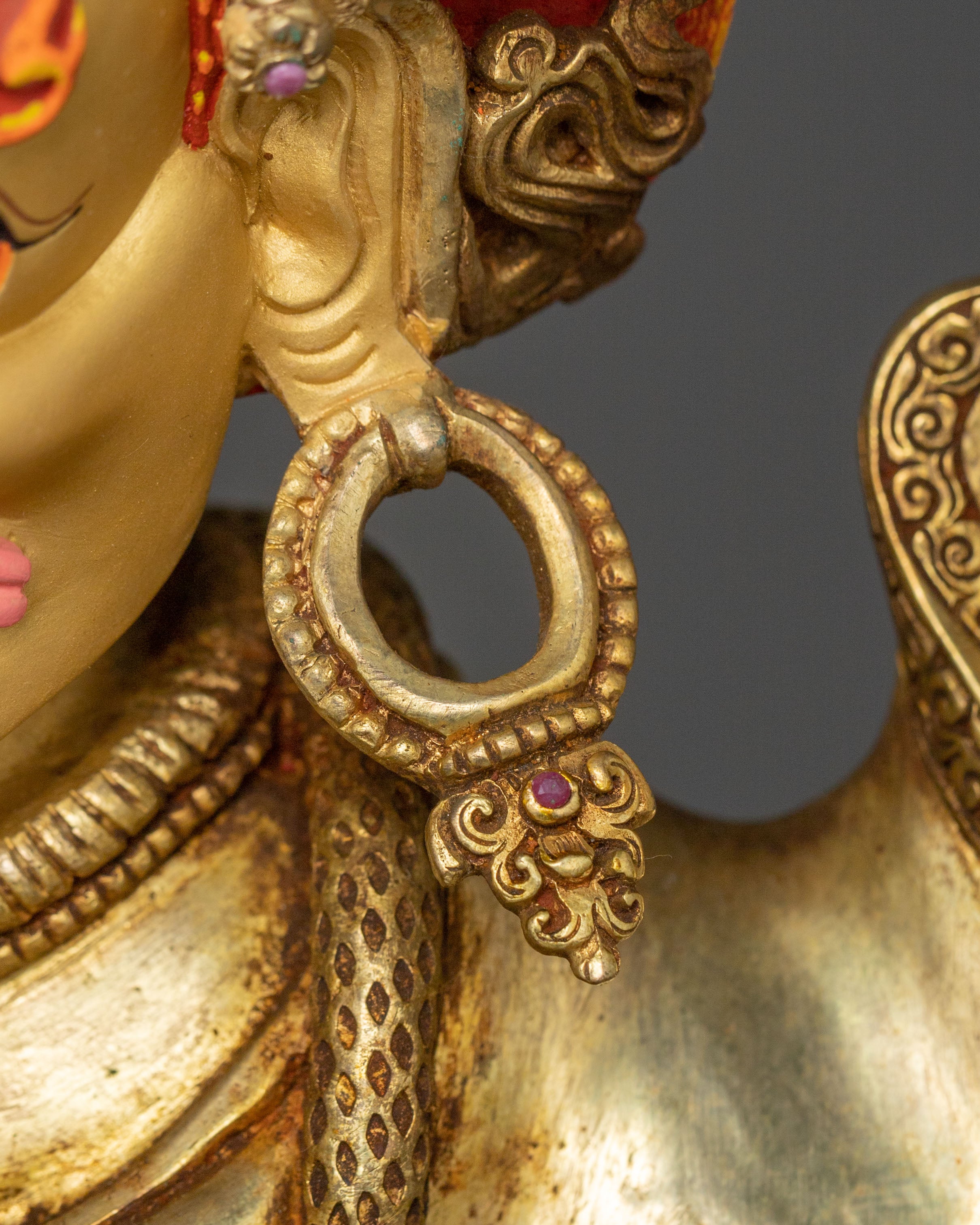 Palden Lhamo Wrathful Figure: Masterfully Gilded Protector