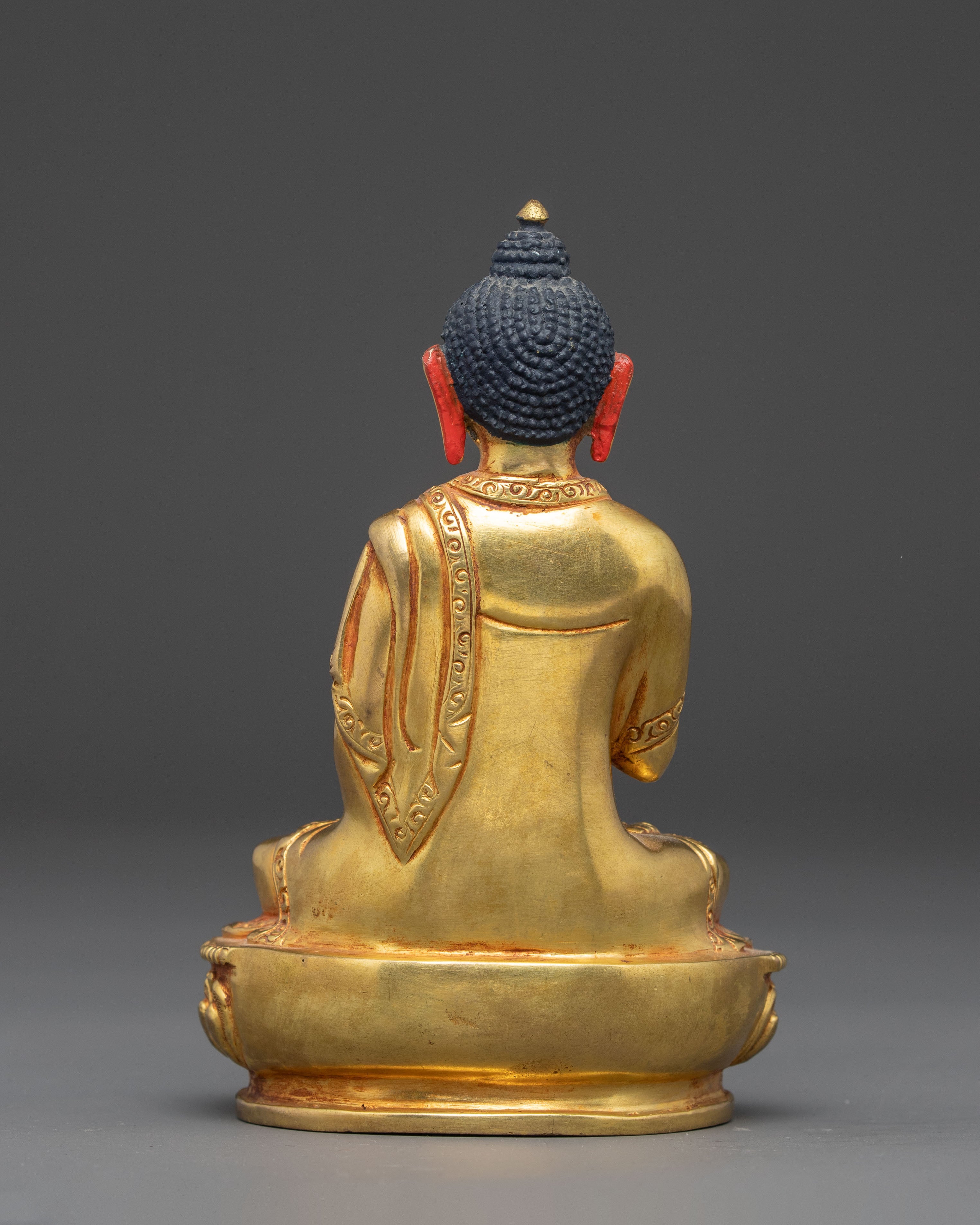 Amoghasiddhi Buddha Copper Statue | Nepalese Buddhist Art