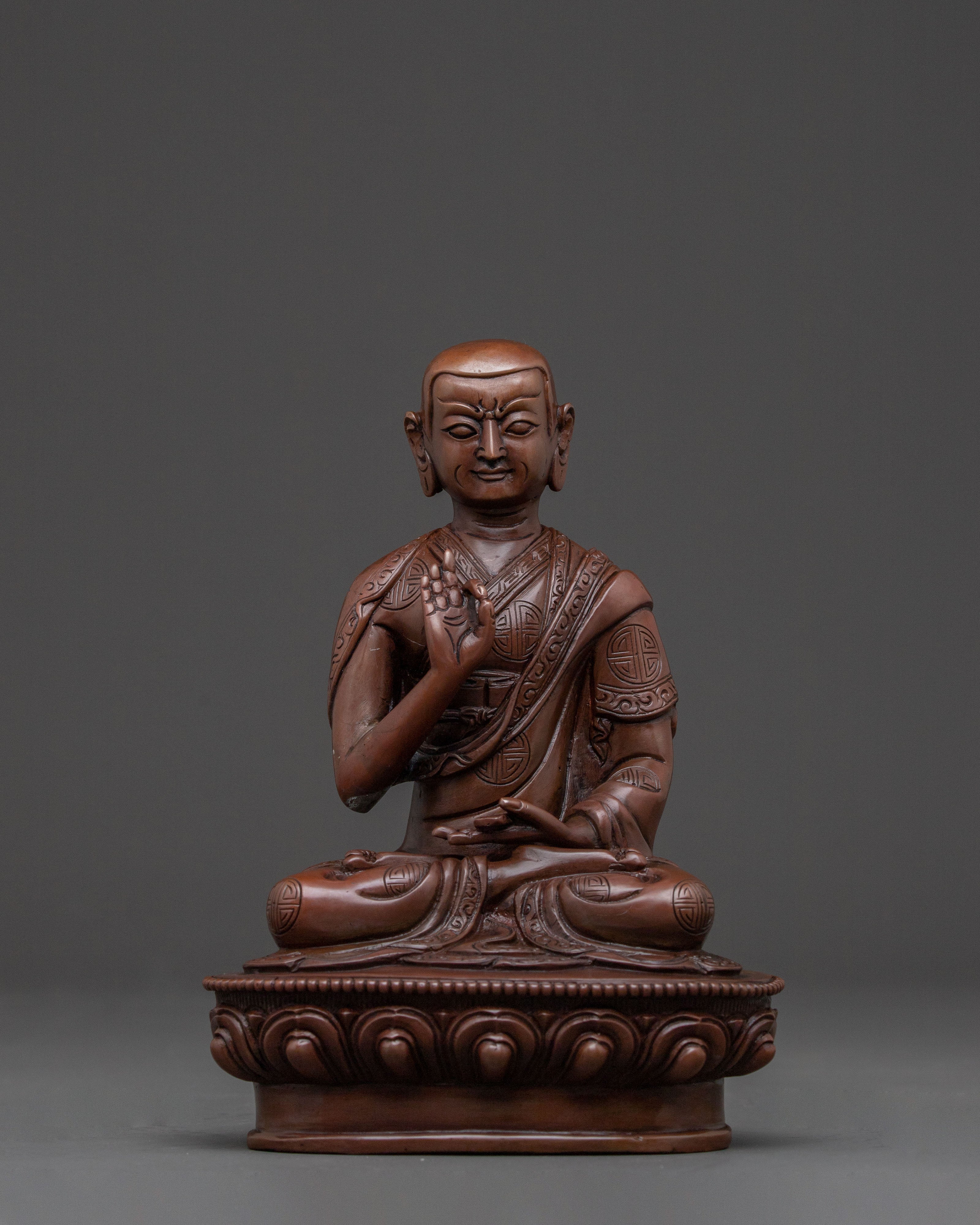 Tsongkhapa with Disciples Handcrafted Statue |  Home Decor