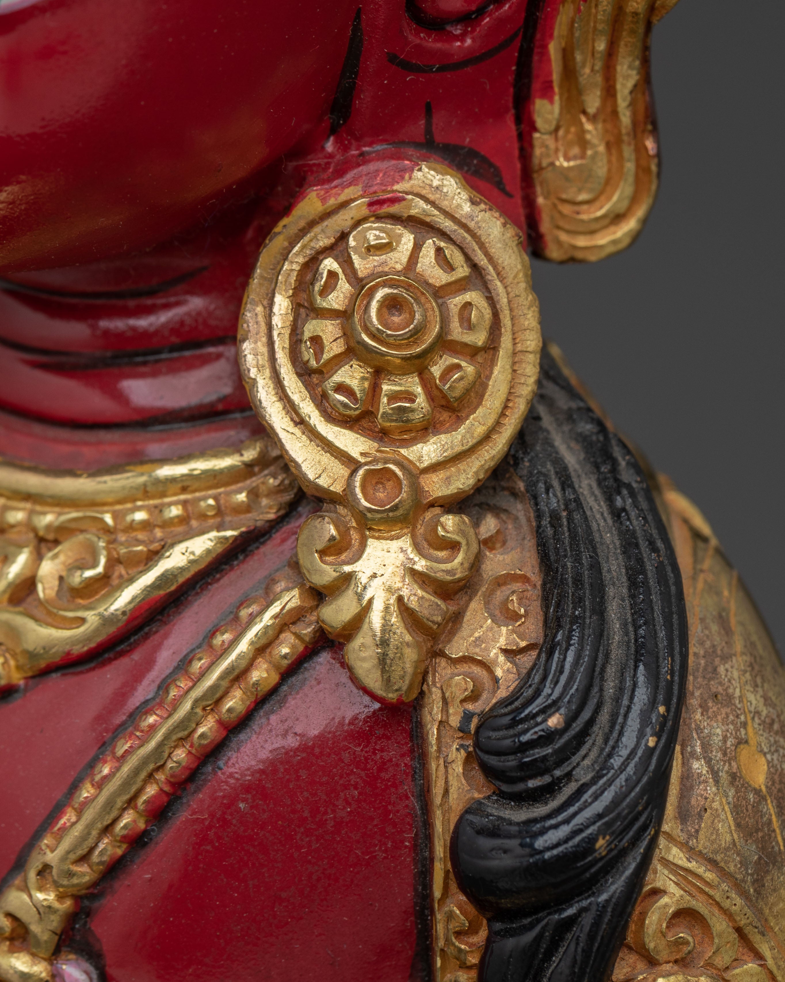 Golden Statue of Bodhisattva Amitayus | Symbol of Longevity