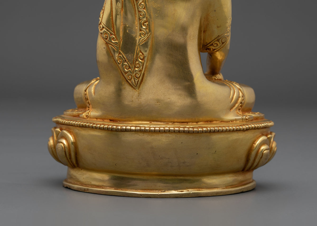 Traditional Shakyamuni Buddha Statue | Buddhist Altar Figure