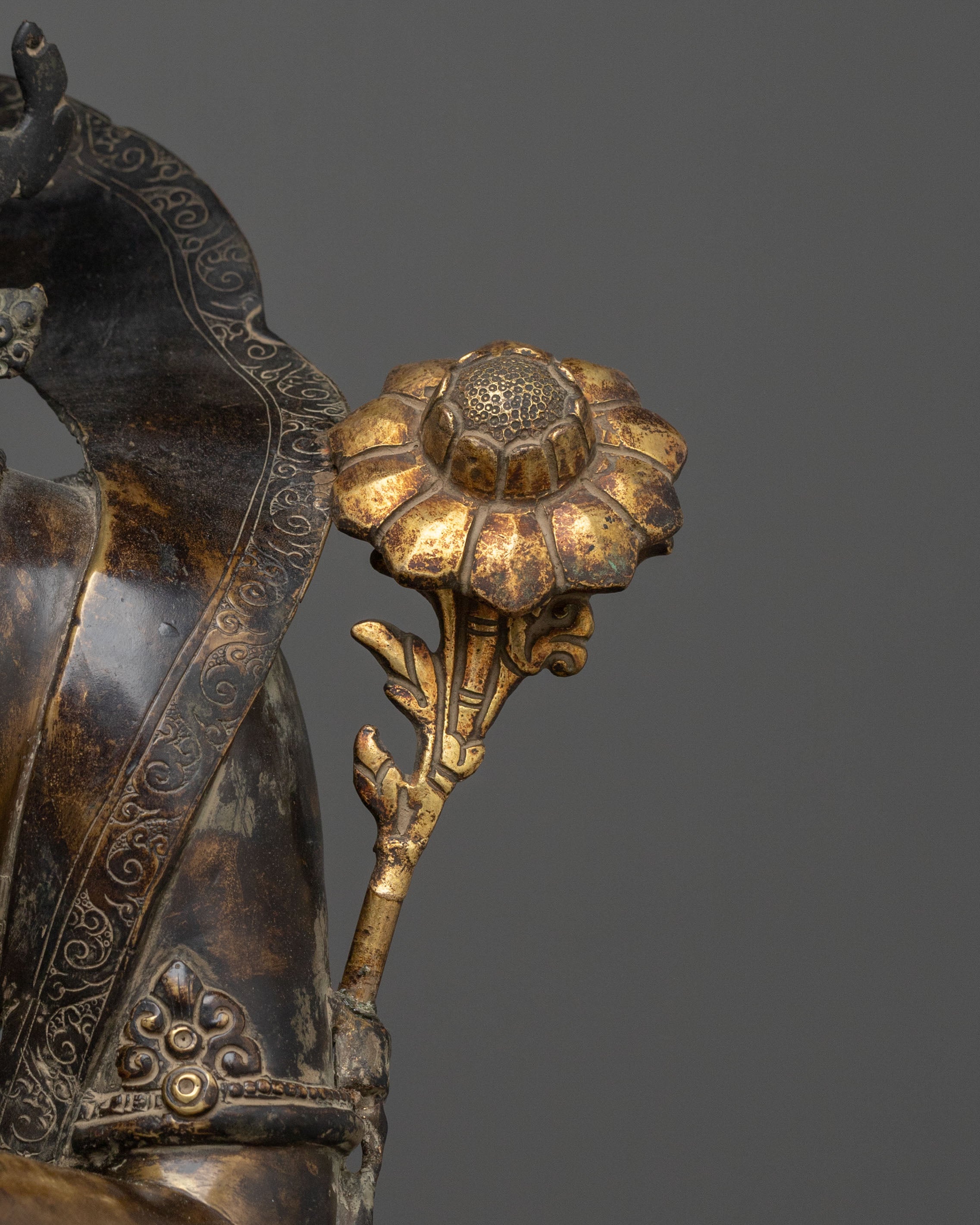 Tibetan Tikshna Manjushri Sacred Statue: Destroyer of Ignorance