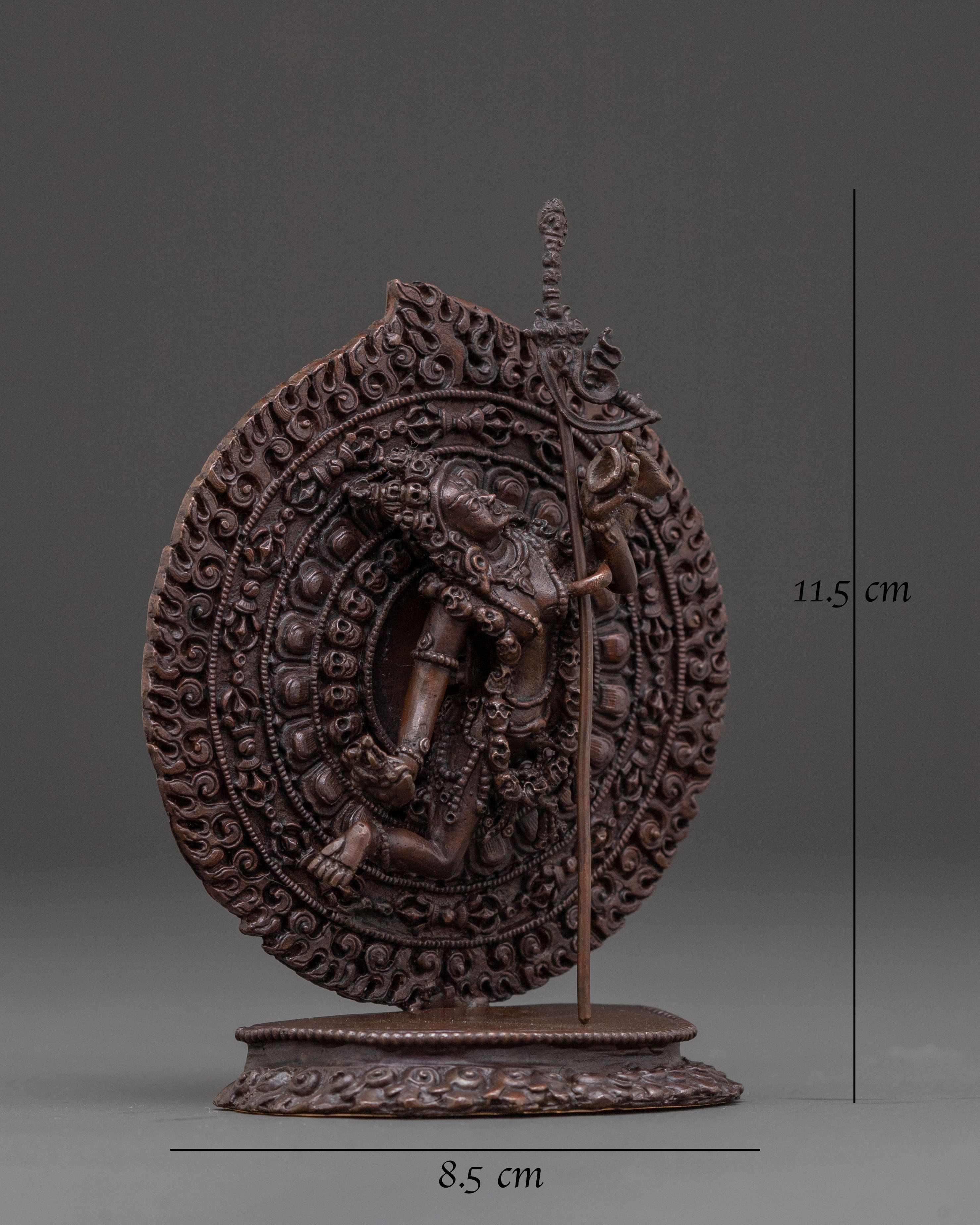 Vajrayogini Copper Statue: Fiery Wisdom Manifest
