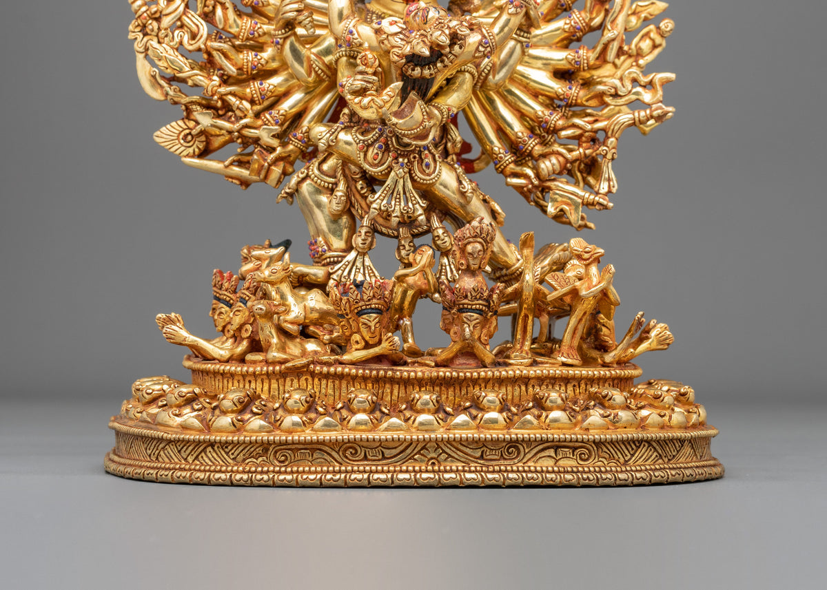Dharma Protector Yamantaka Statue | Wrathful Conqueror of Death