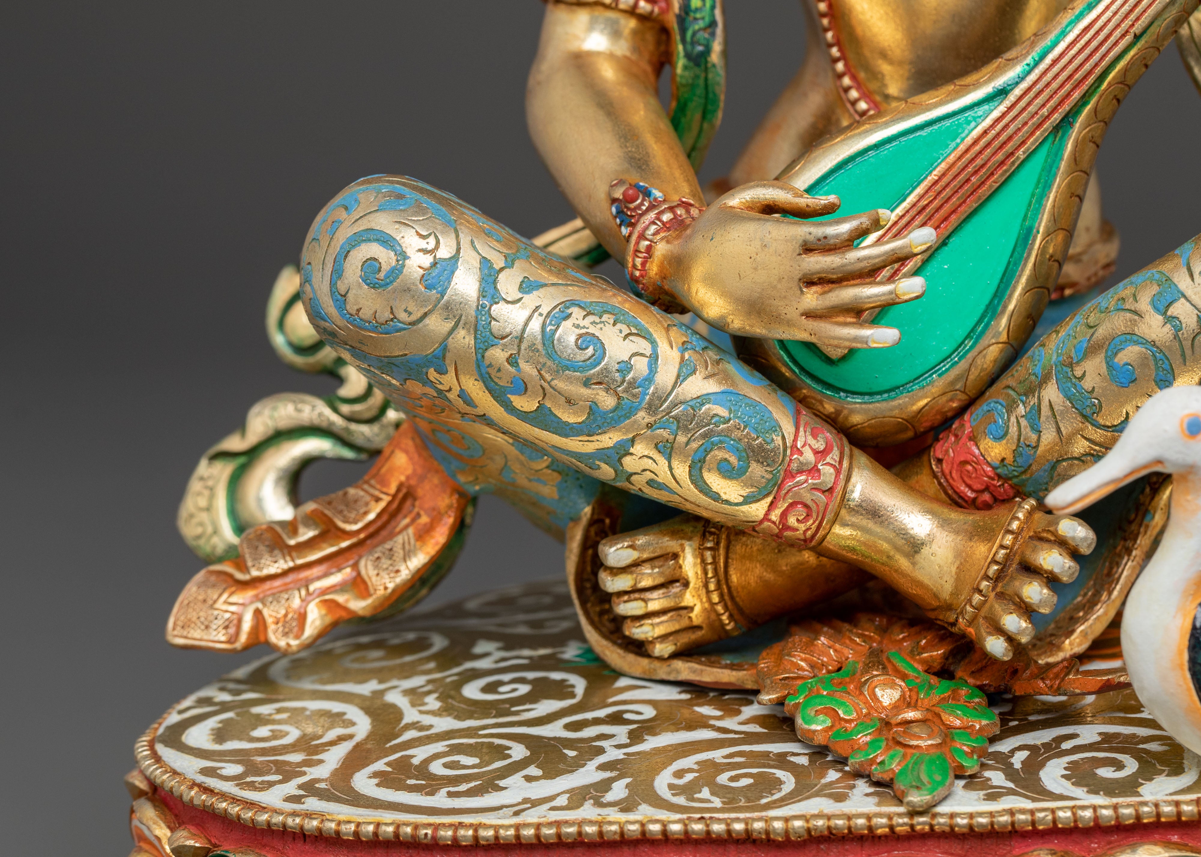 Handcrafted Goddess Saraswati Statue