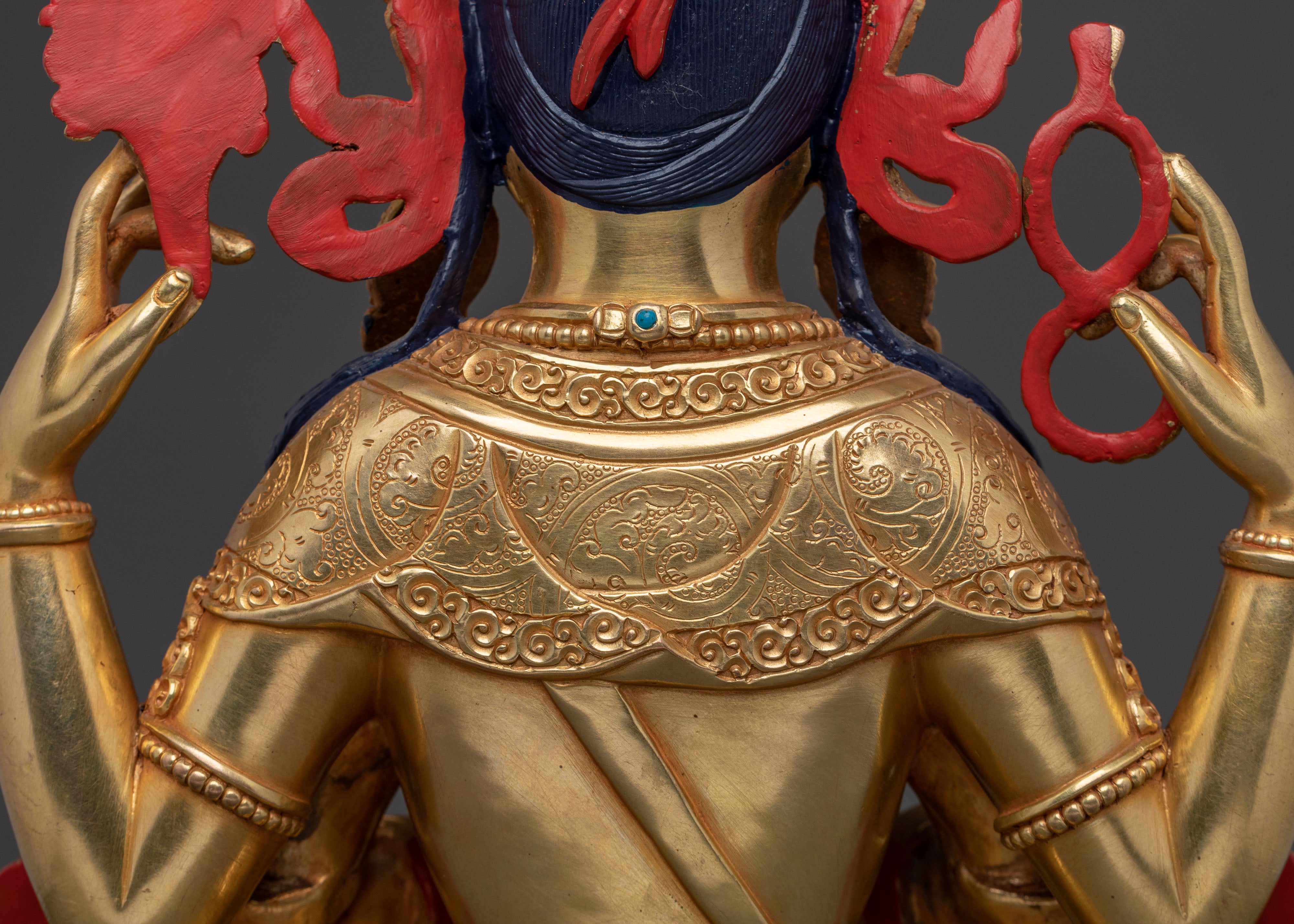 Handcrafted Avalokiteshvara Sculpture | Sacred Icon