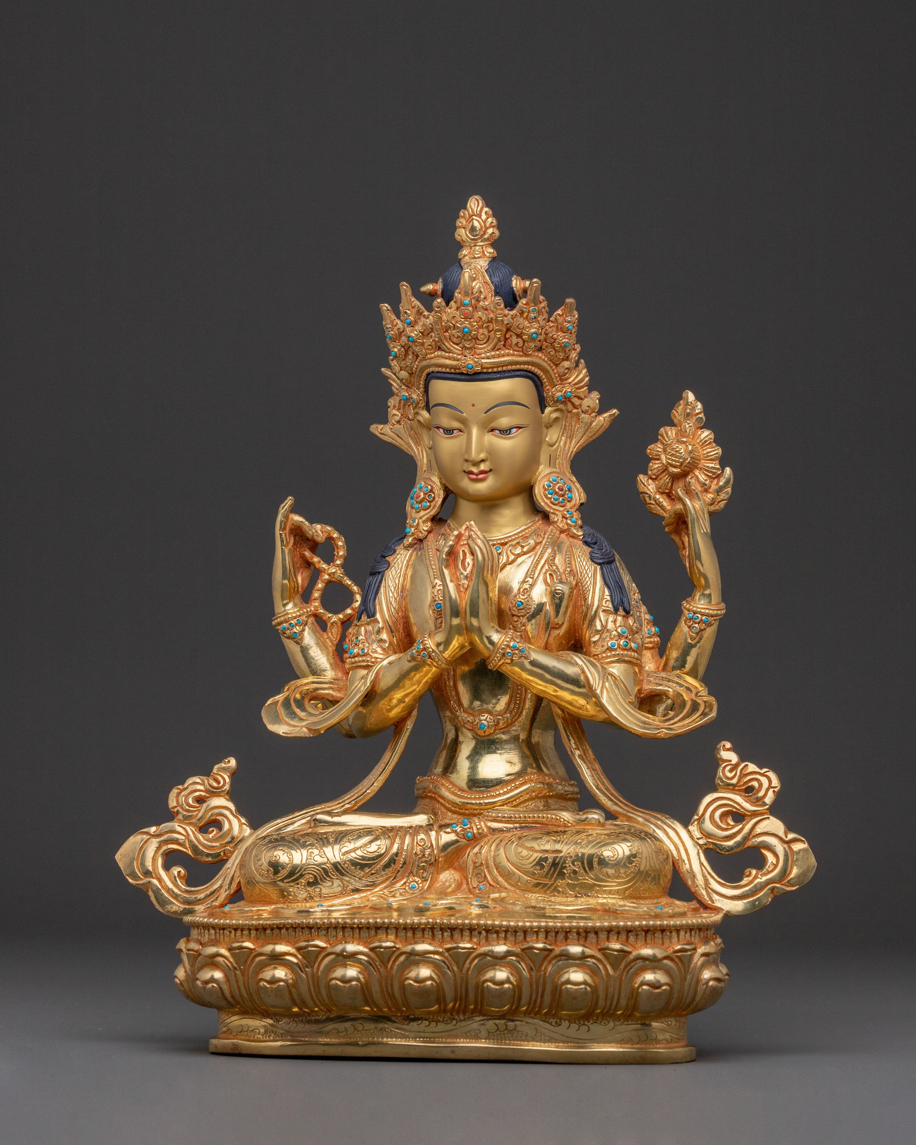 Chenrezig Sacred Statue | Radiant Compassion