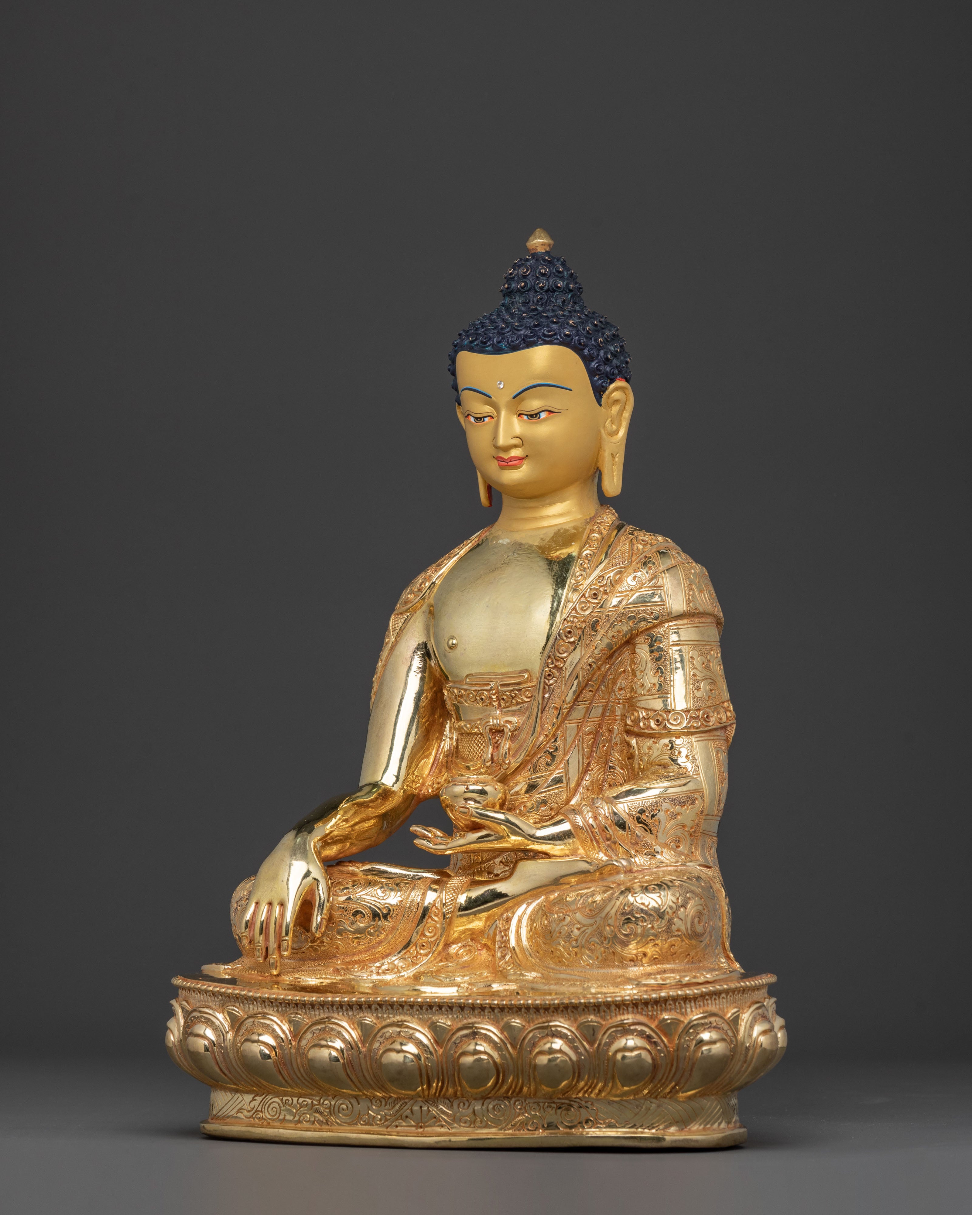 Shakyamuni Buddha Statue | Peaceful Buddhist Figurine