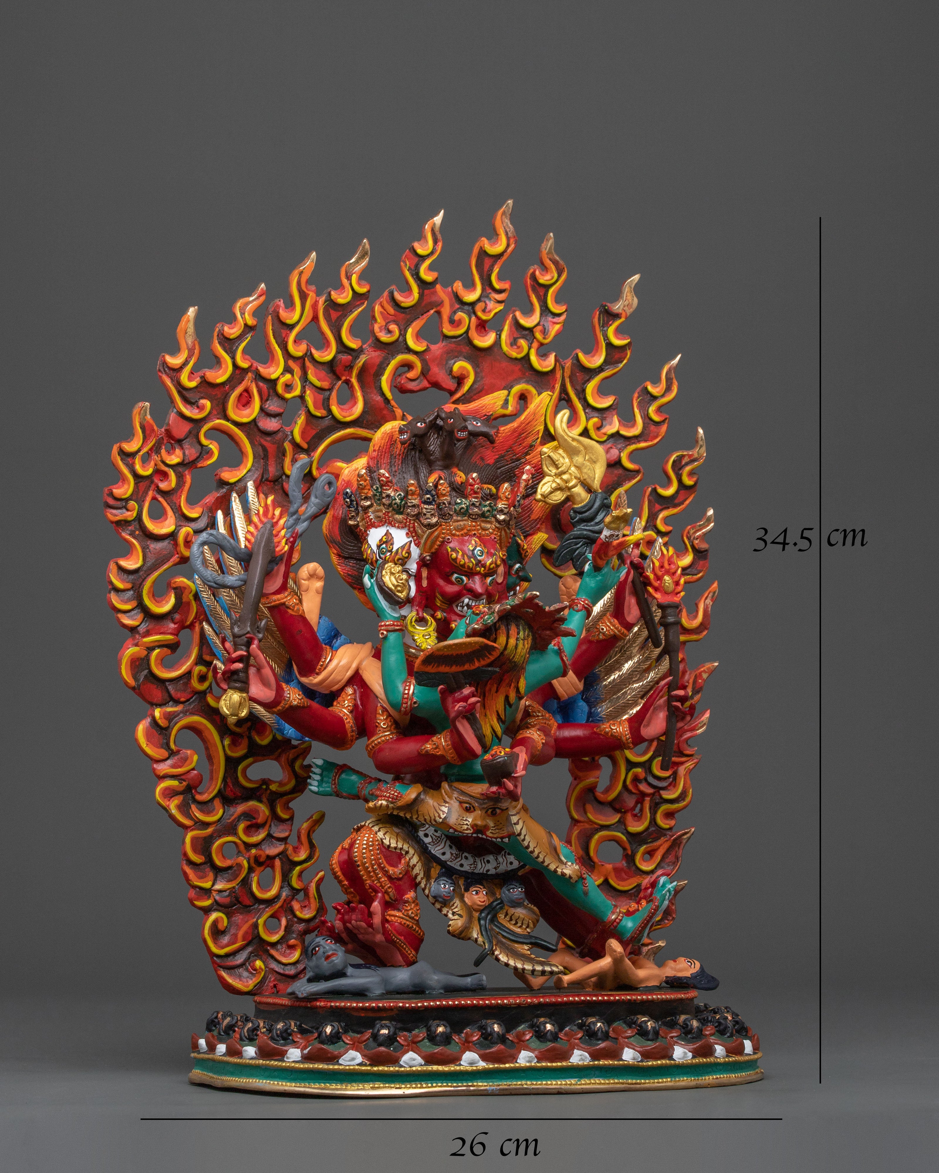 Handcrafted Heyagriva Sculpture | Wrathful Deity of Protection