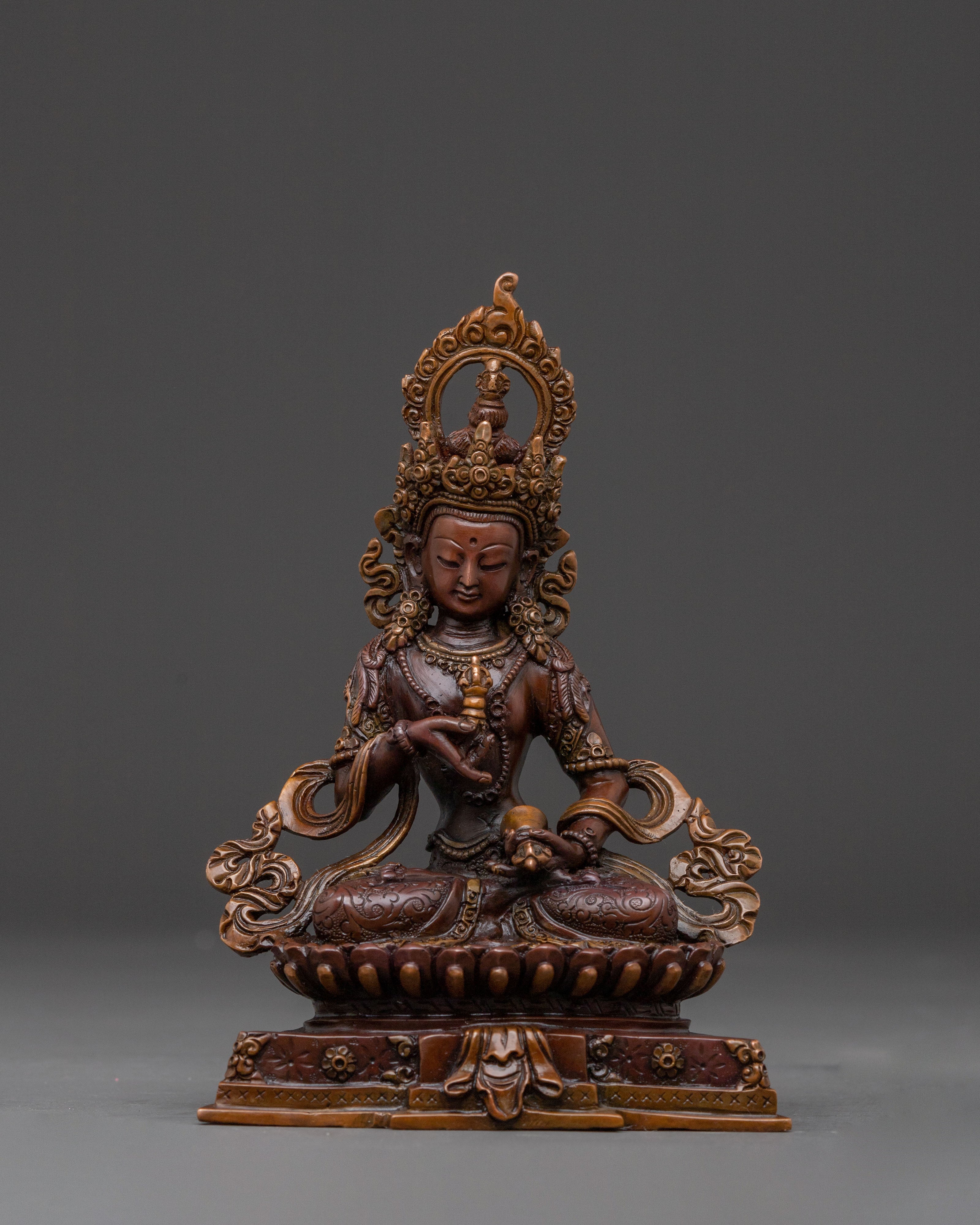 Six Bodhisattva Statue Set – Handcrafted Copper Set