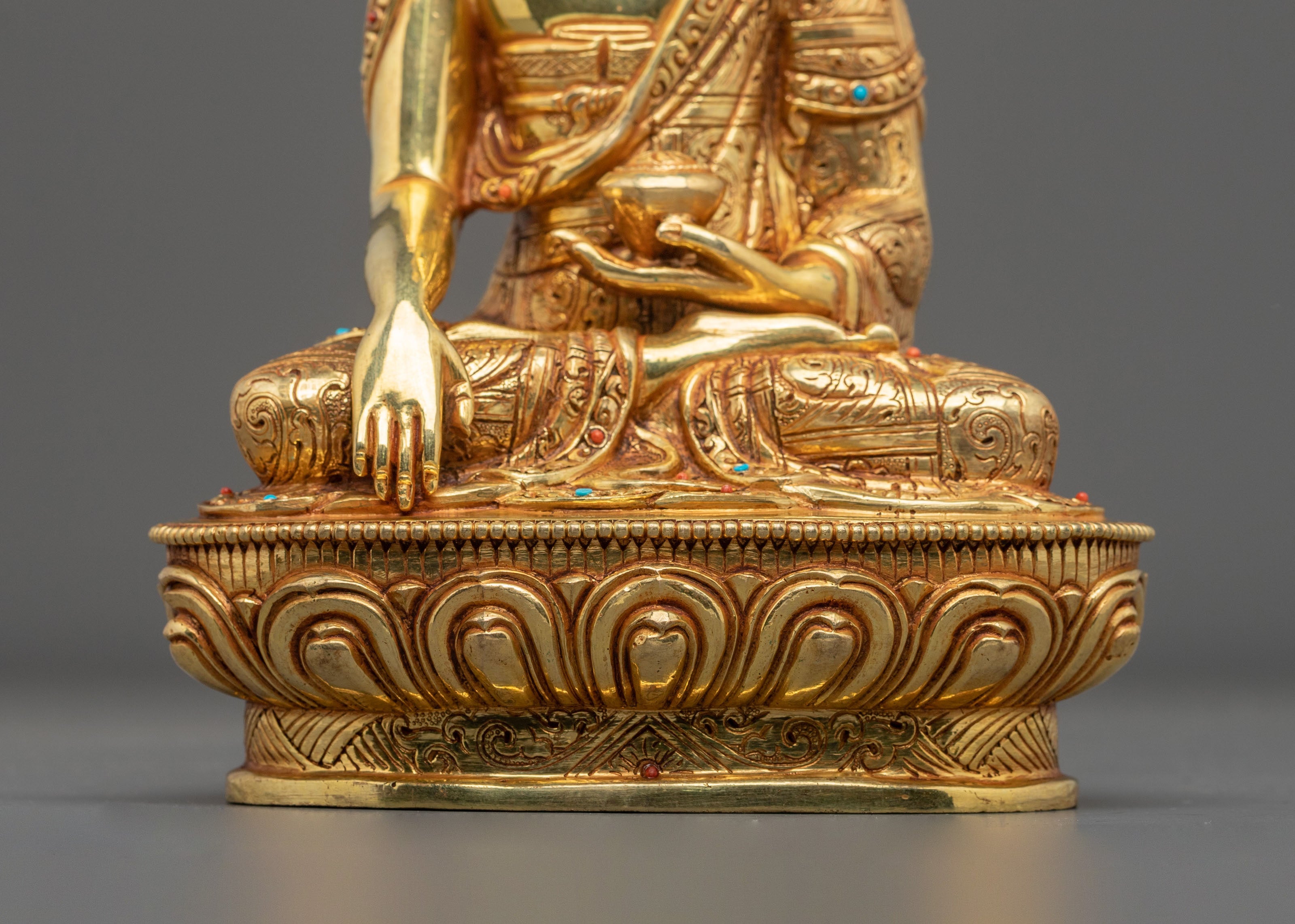 Himalayan Sacred Figurine of Shakyamuni Buddha