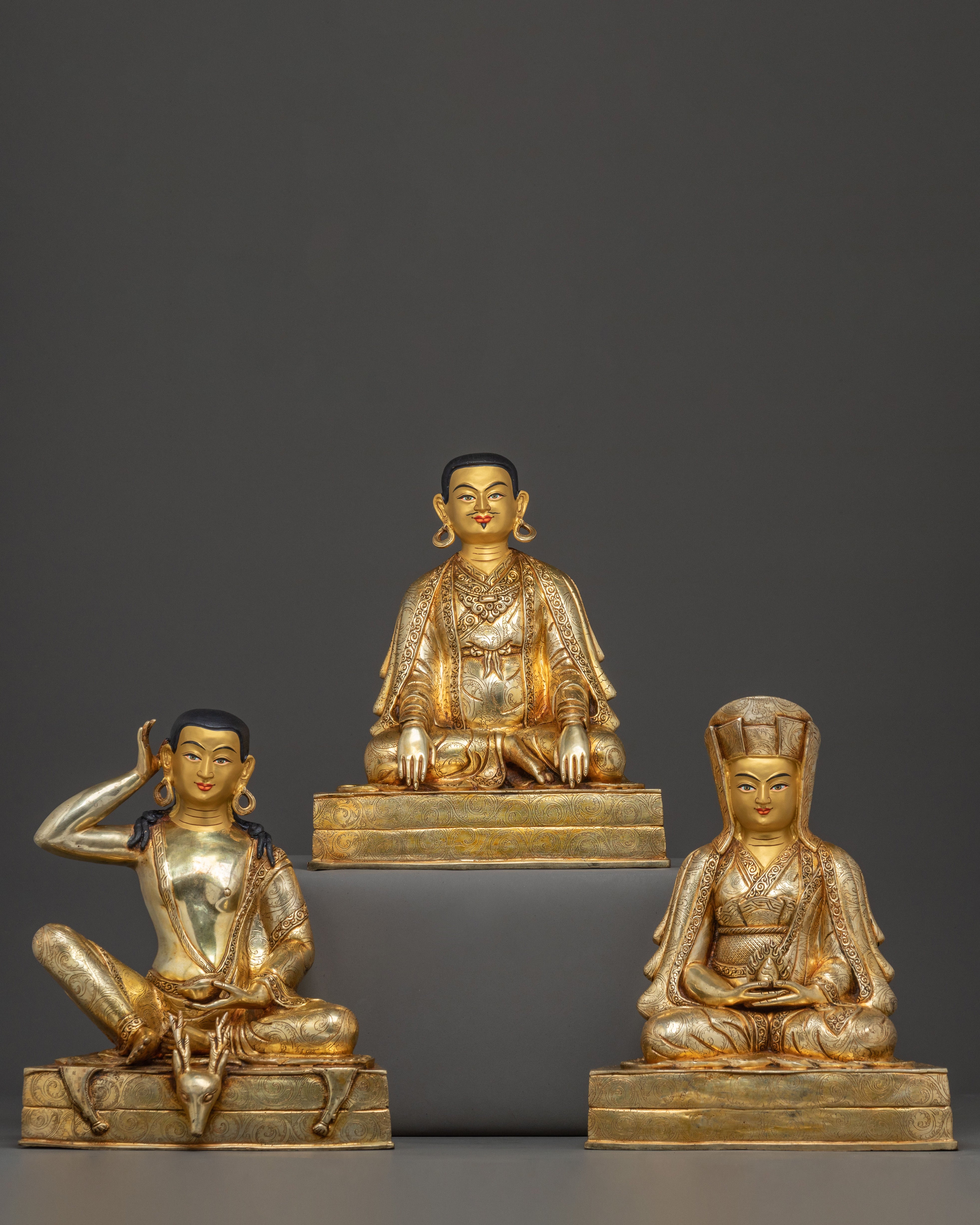 Kagyu Masters Statue Set