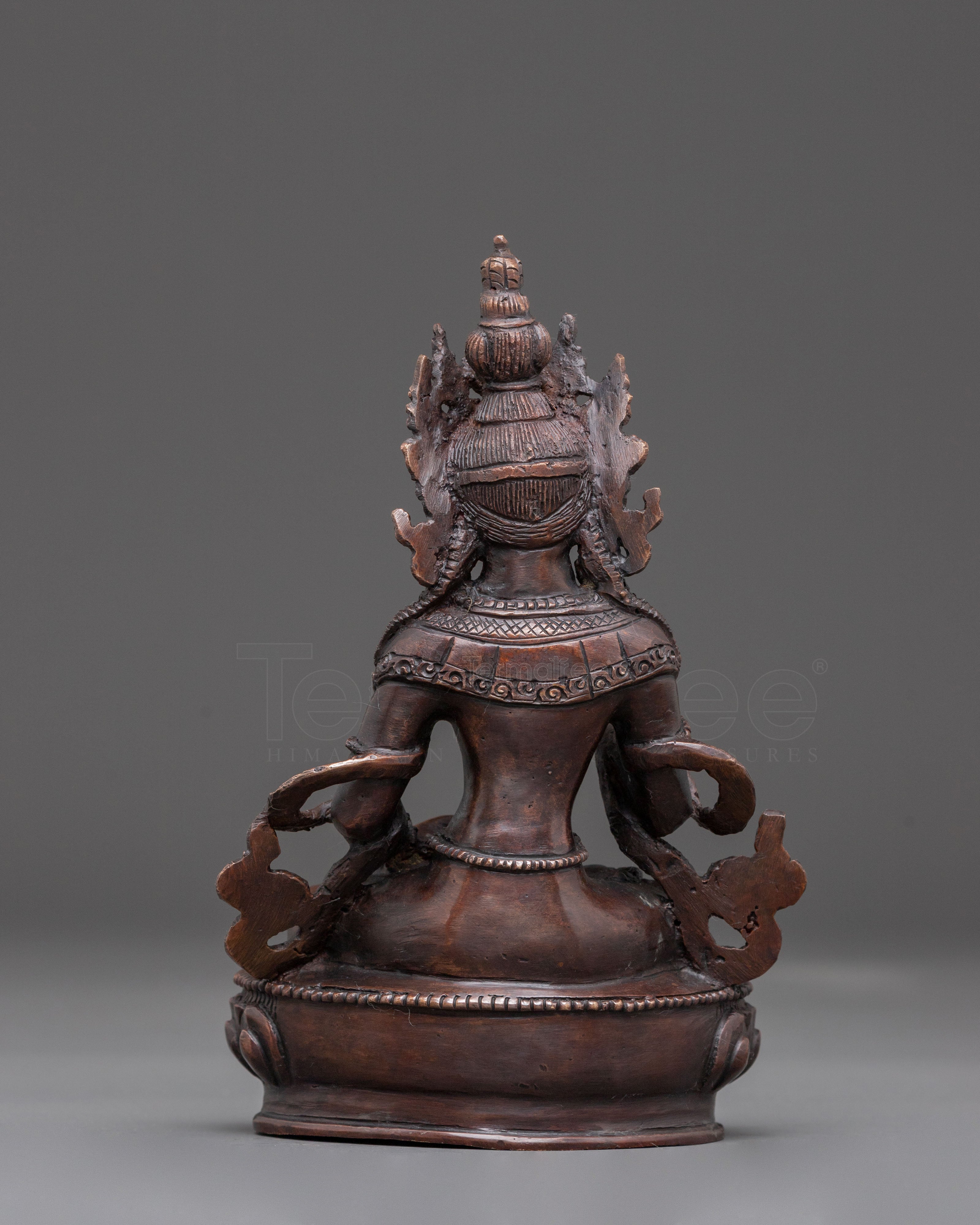 Handcrafted Vajrasattva Oxidized Statue | Tibetan Buddhist Purification