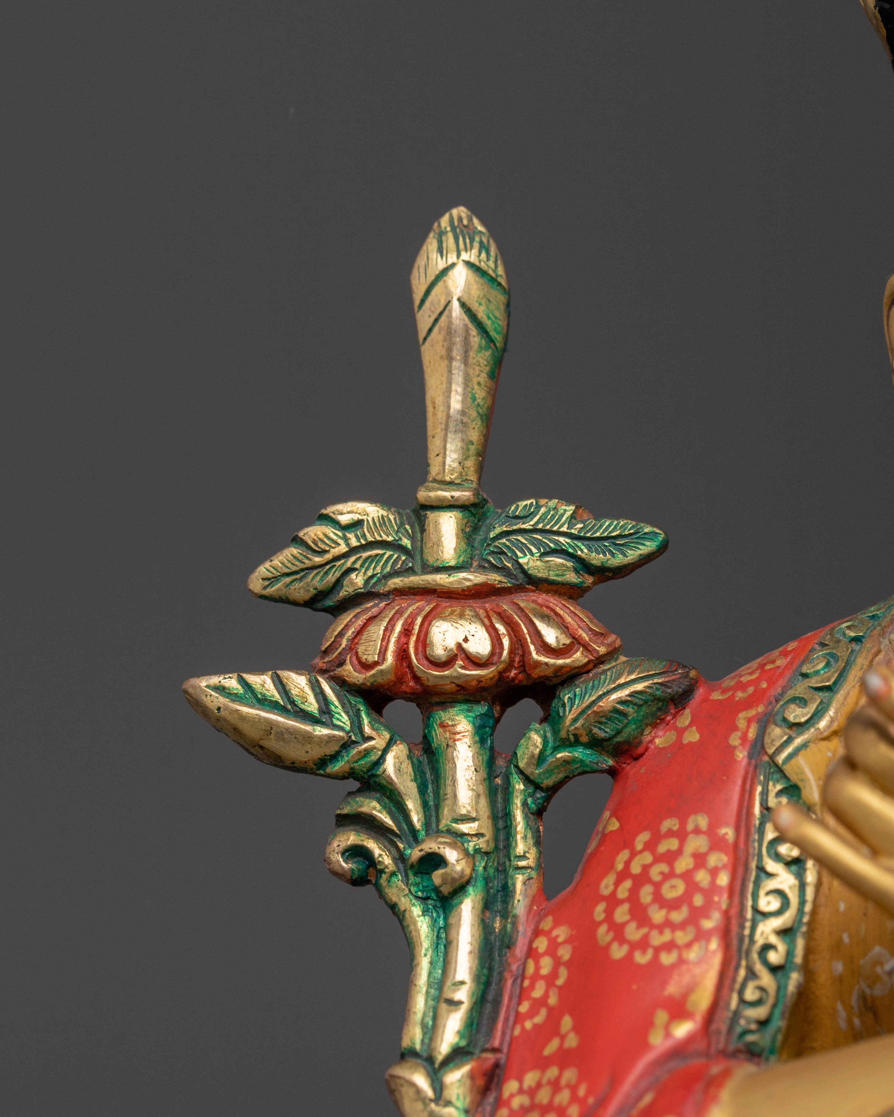 16th Karmapa Handcrafted Statue | 24K Gold Gilded