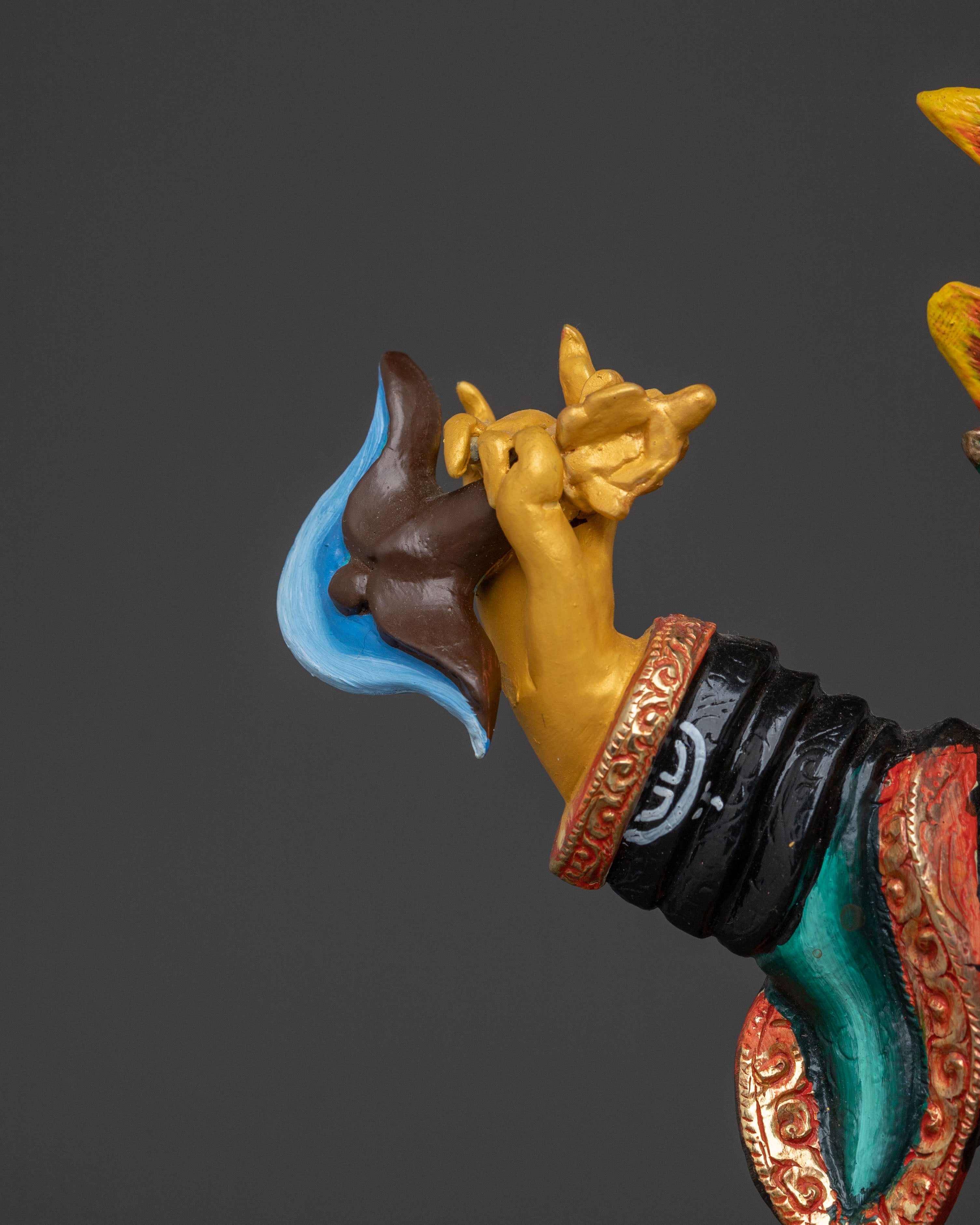 Sacred Mahakala Bernakchen Sculpture